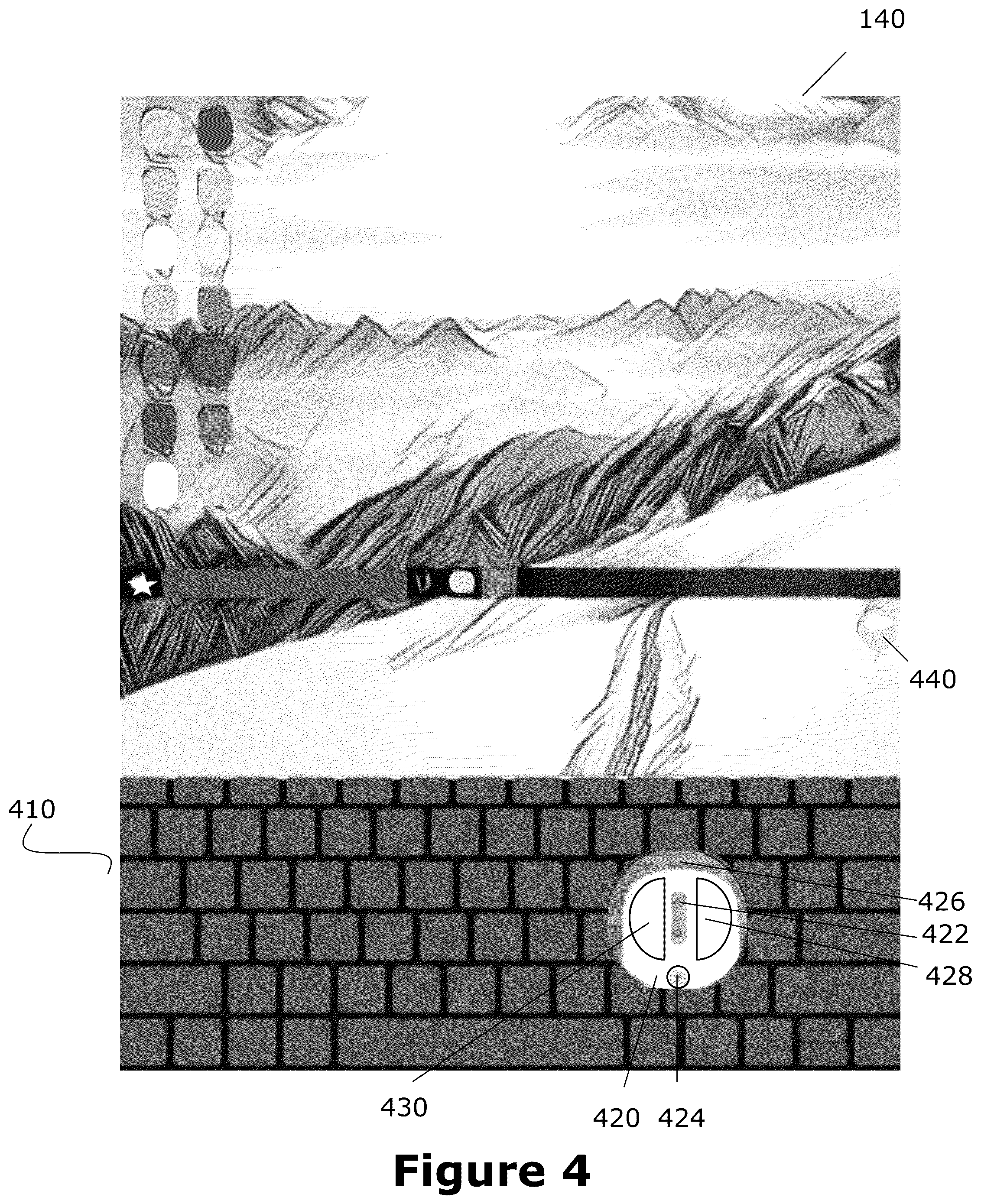 Patent US12353671 Figure 4 – Virtual mouse for electronic touchscreen display