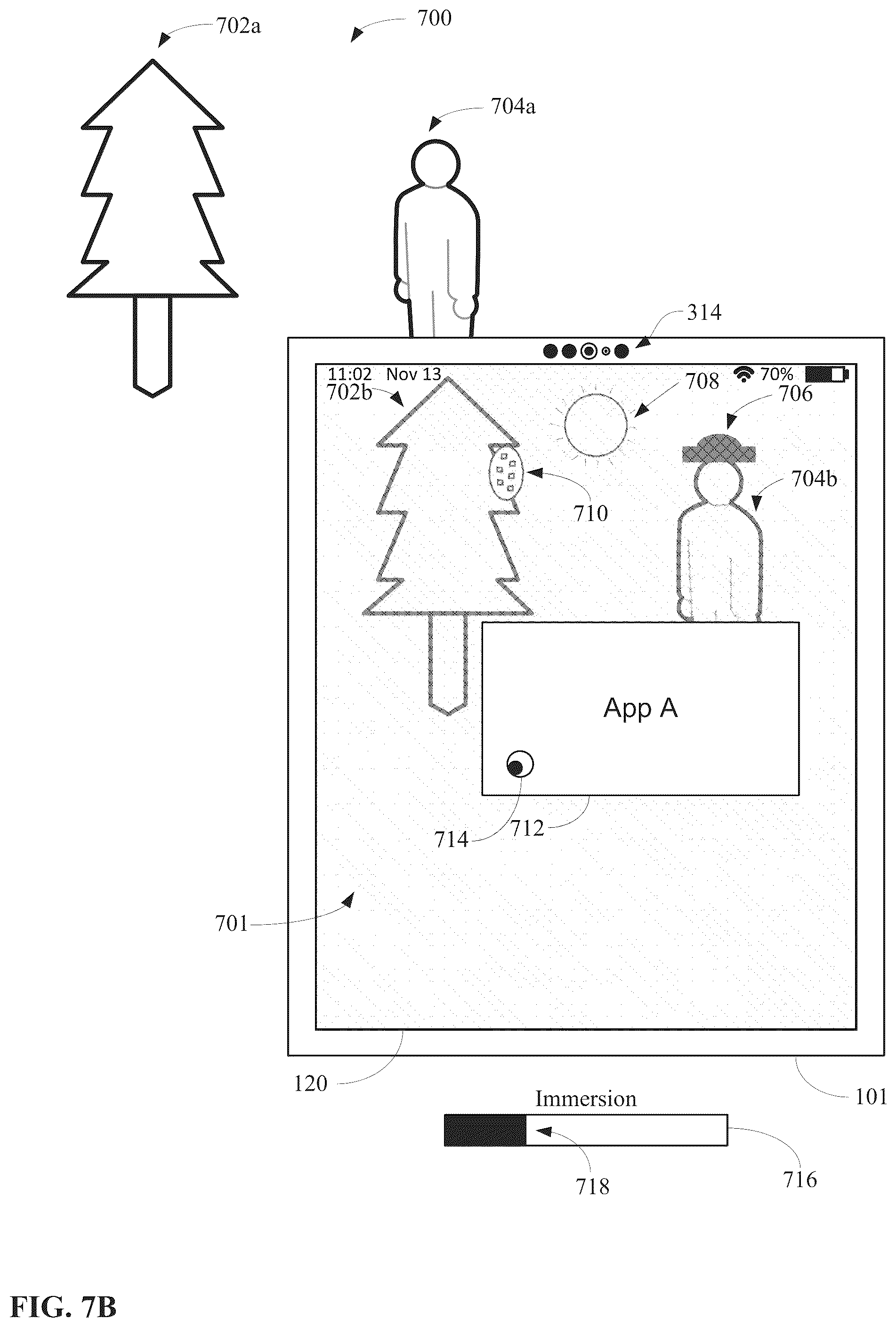 Patent US12353672 Figure 8 – Methods for adjusting and/or controlling immersion associated with user interfaces