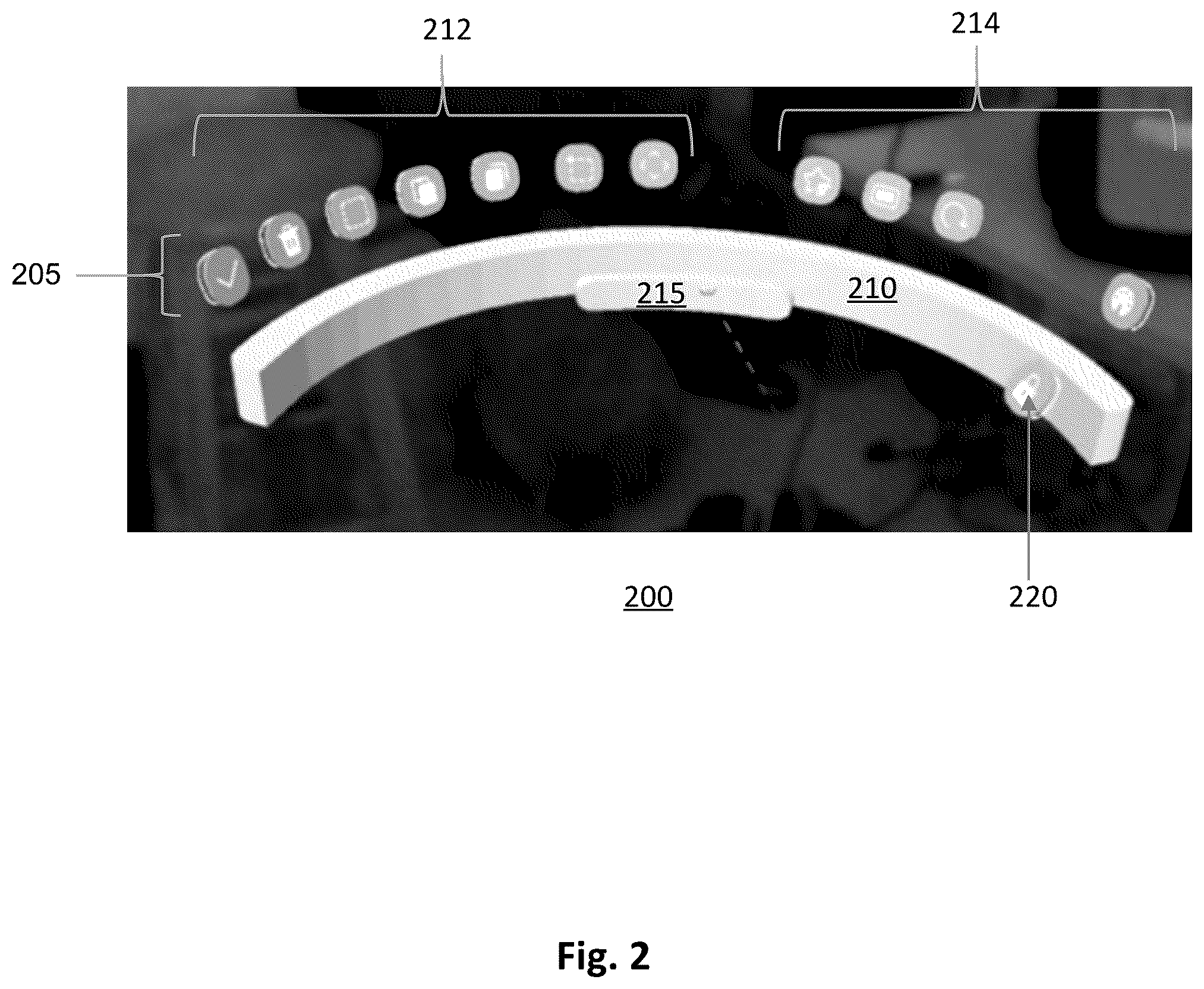 Patent US12353673 Figure 2 – Control-deck graphical user interface in XR