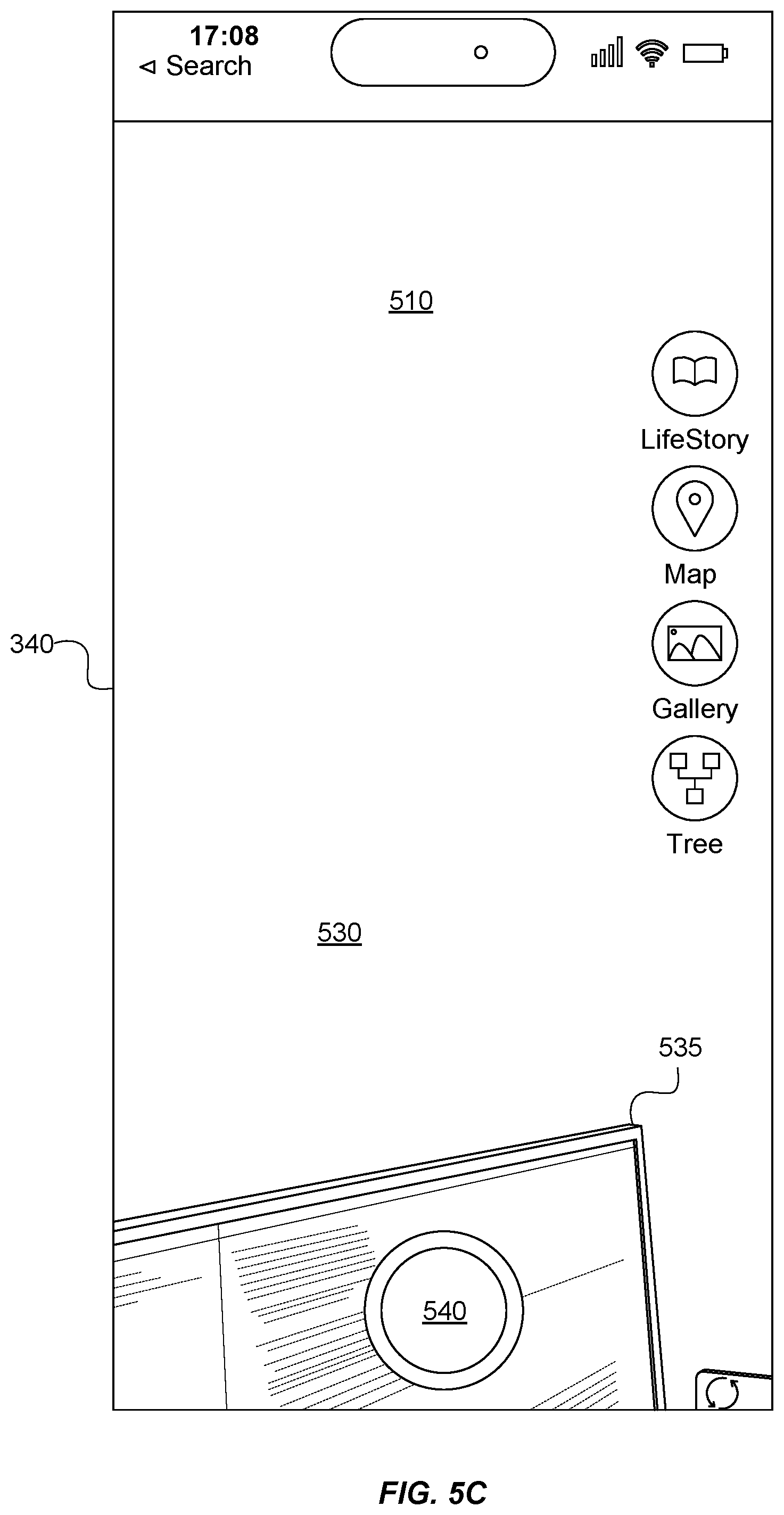 Patent US12353674 Figure 7 – Artificial reality family history experience