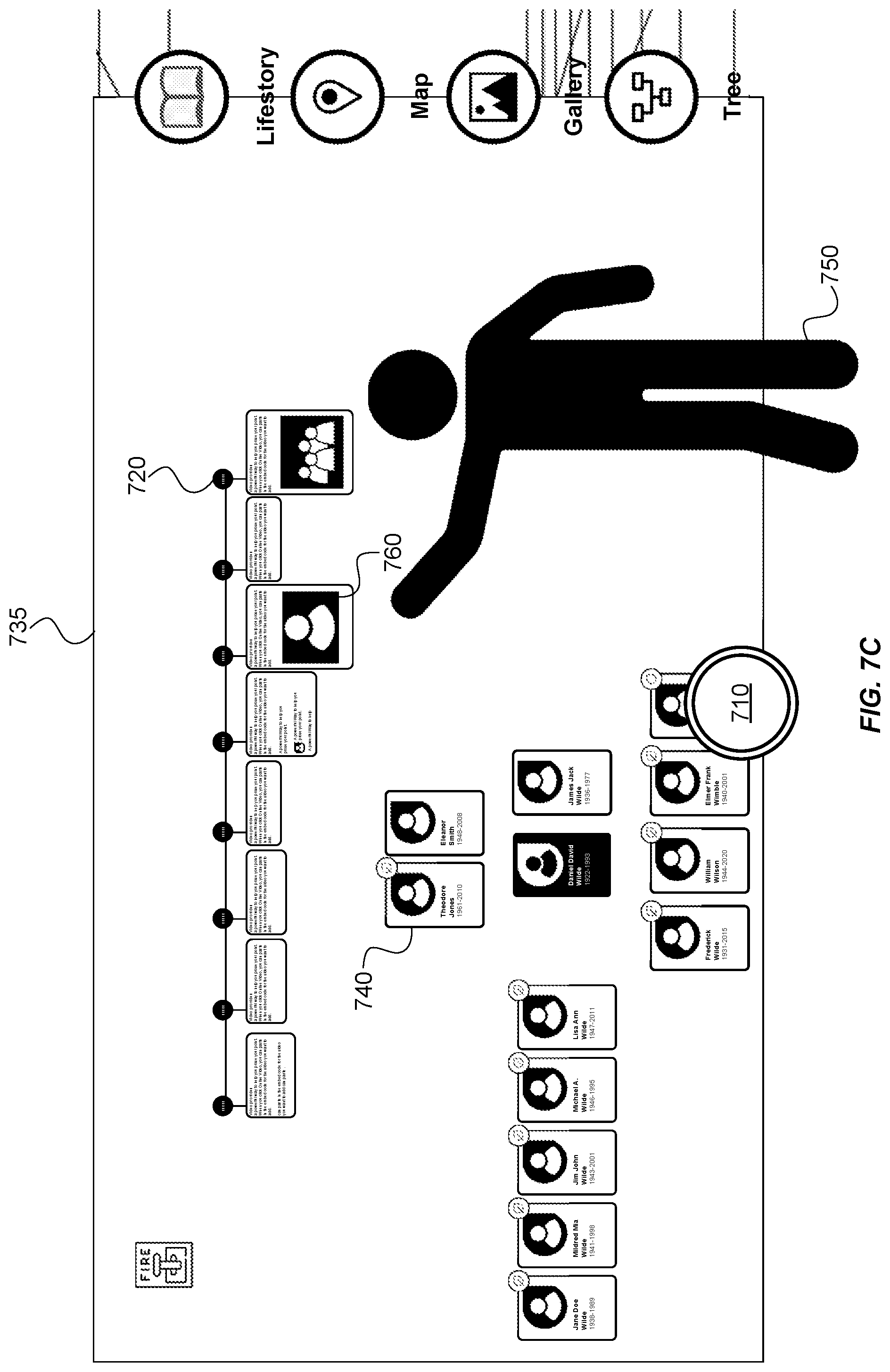 Patent US12353674 Figure 18 – Artificial reality family history experience