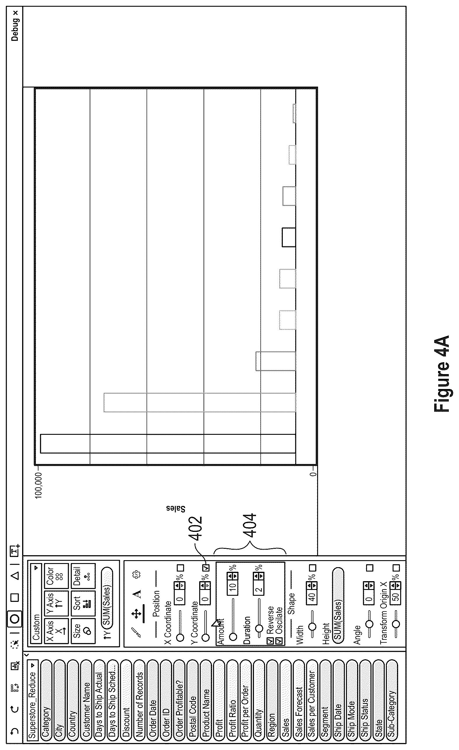 Patent US12353675 Figure 17 – Data analysis platform with animation for rendering graphical representations of data