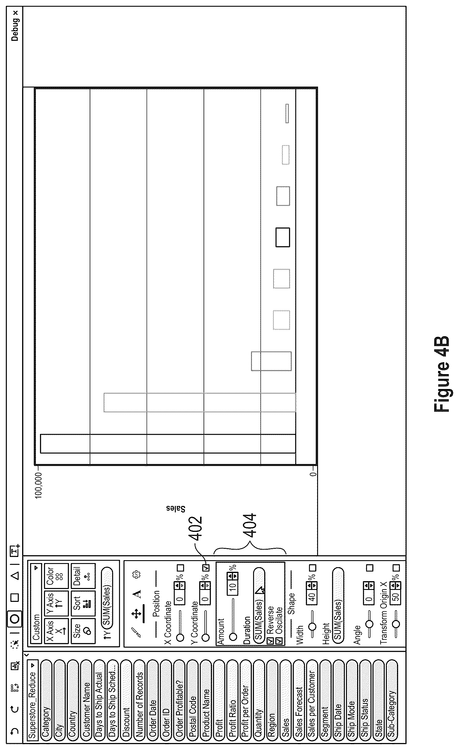 Patent US12353675 Figure 18 – Data analysis platform with animation for rendering graphical representations of data