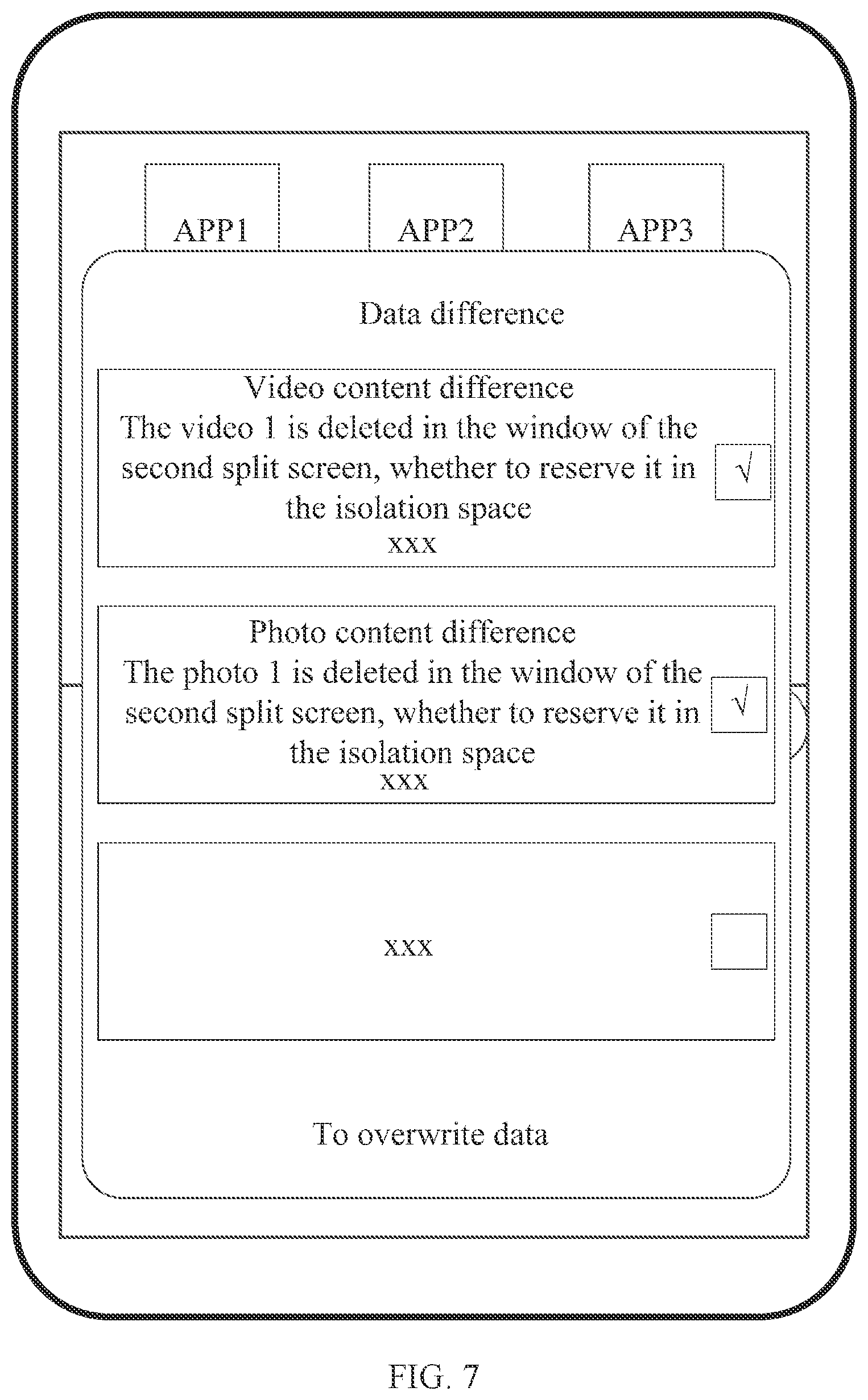 Patent US12353676 Figure 7 – Data isolation method and electronic device