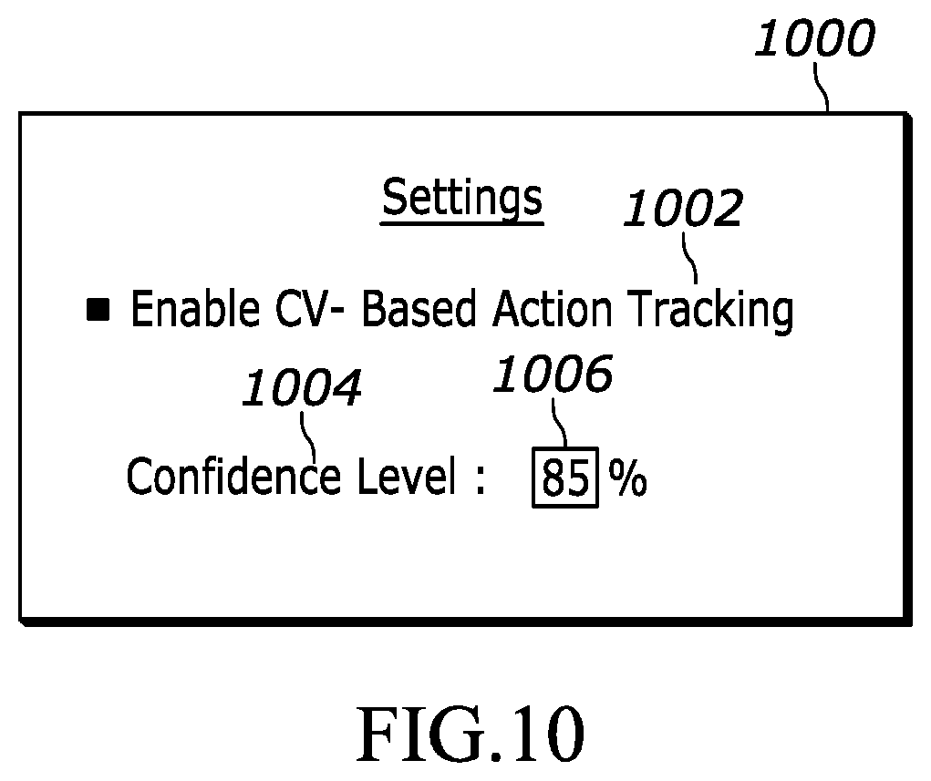 Patent US12353679 Figure 7 – Computer vision to depict user input to one device at another device