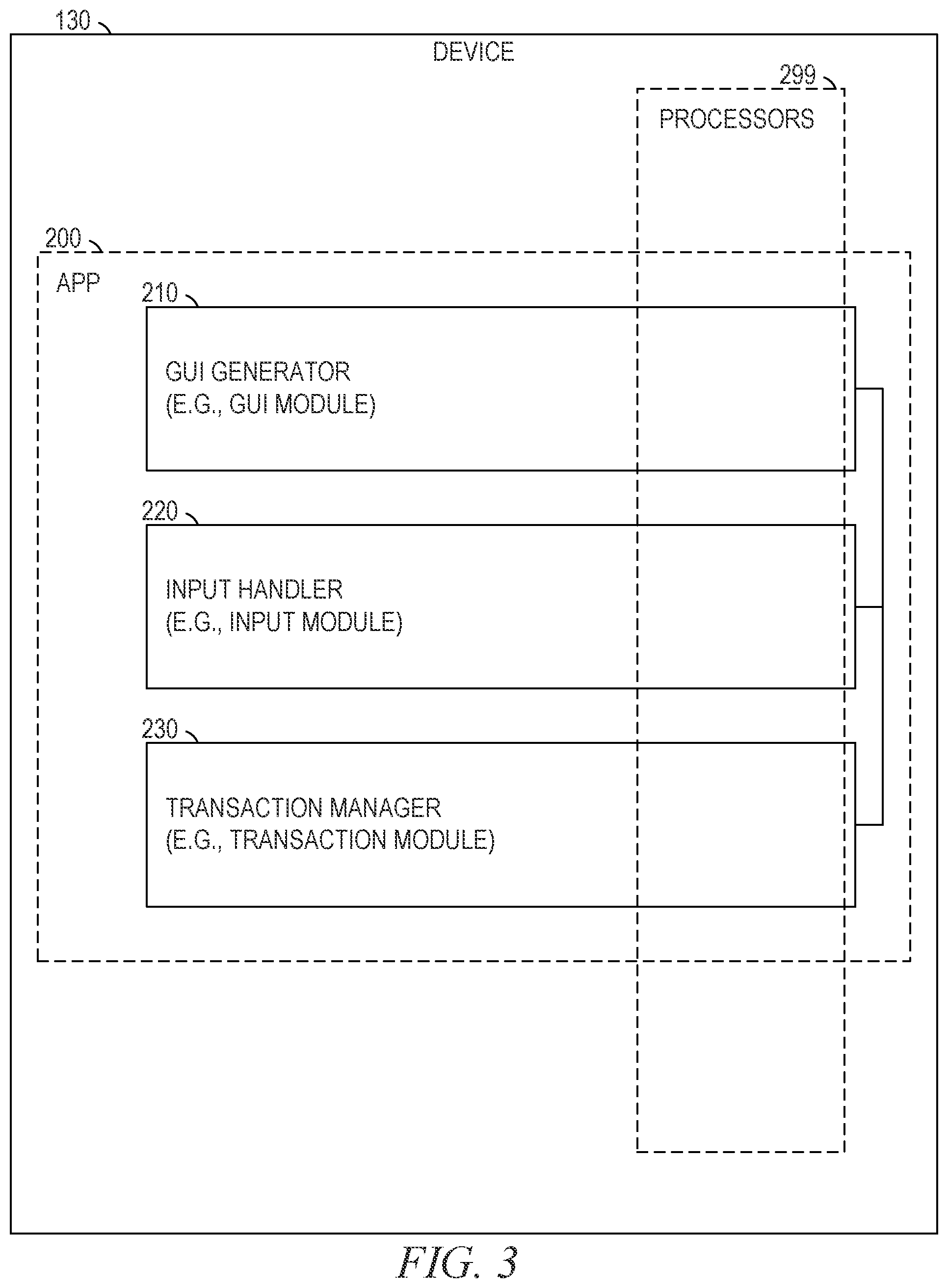 Patent US12353684 Figure 3 – Graphical user interface for partial amount reductions