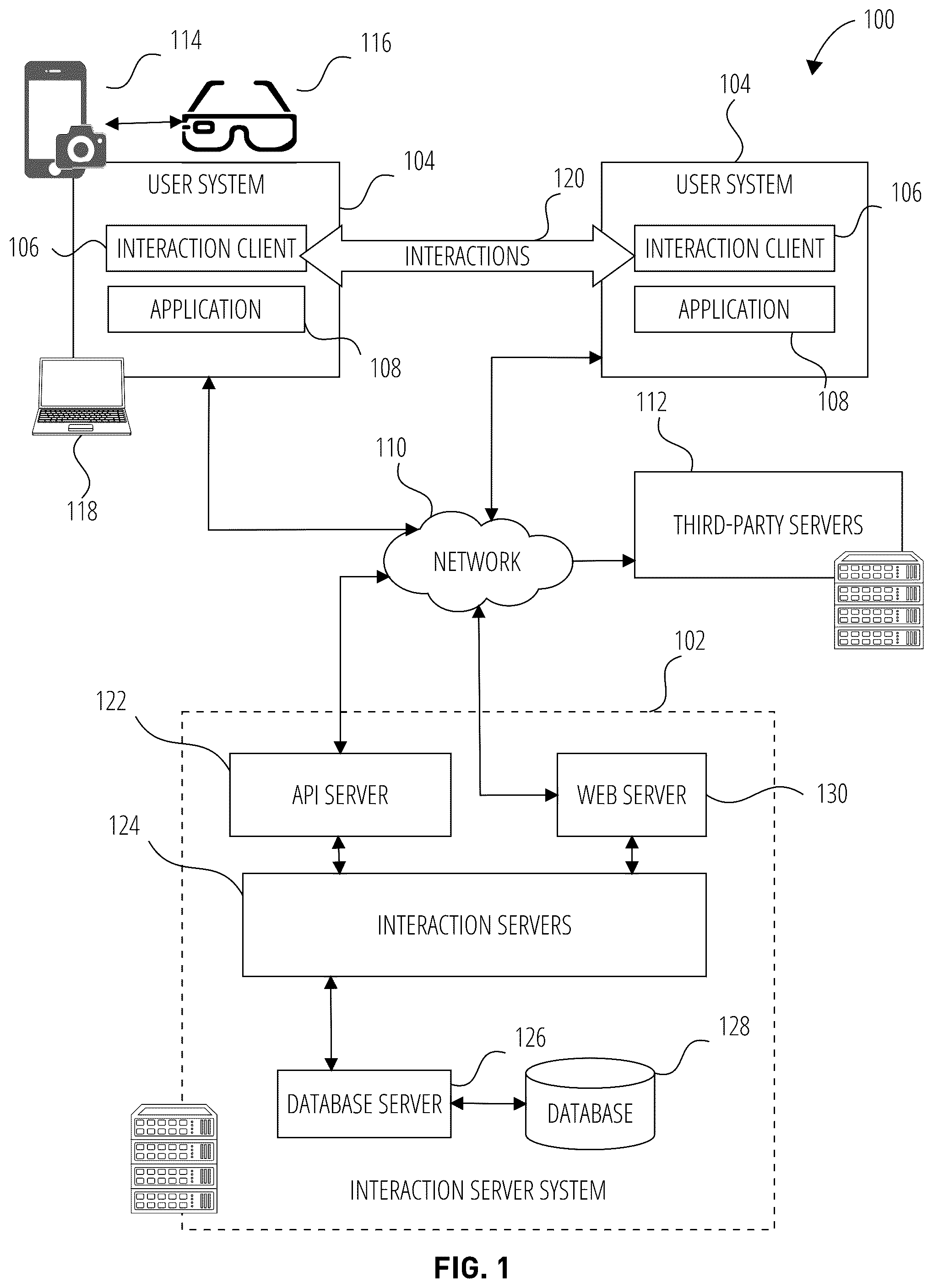 Patent US12353687 Figure 1 – Content collections linked to a base item