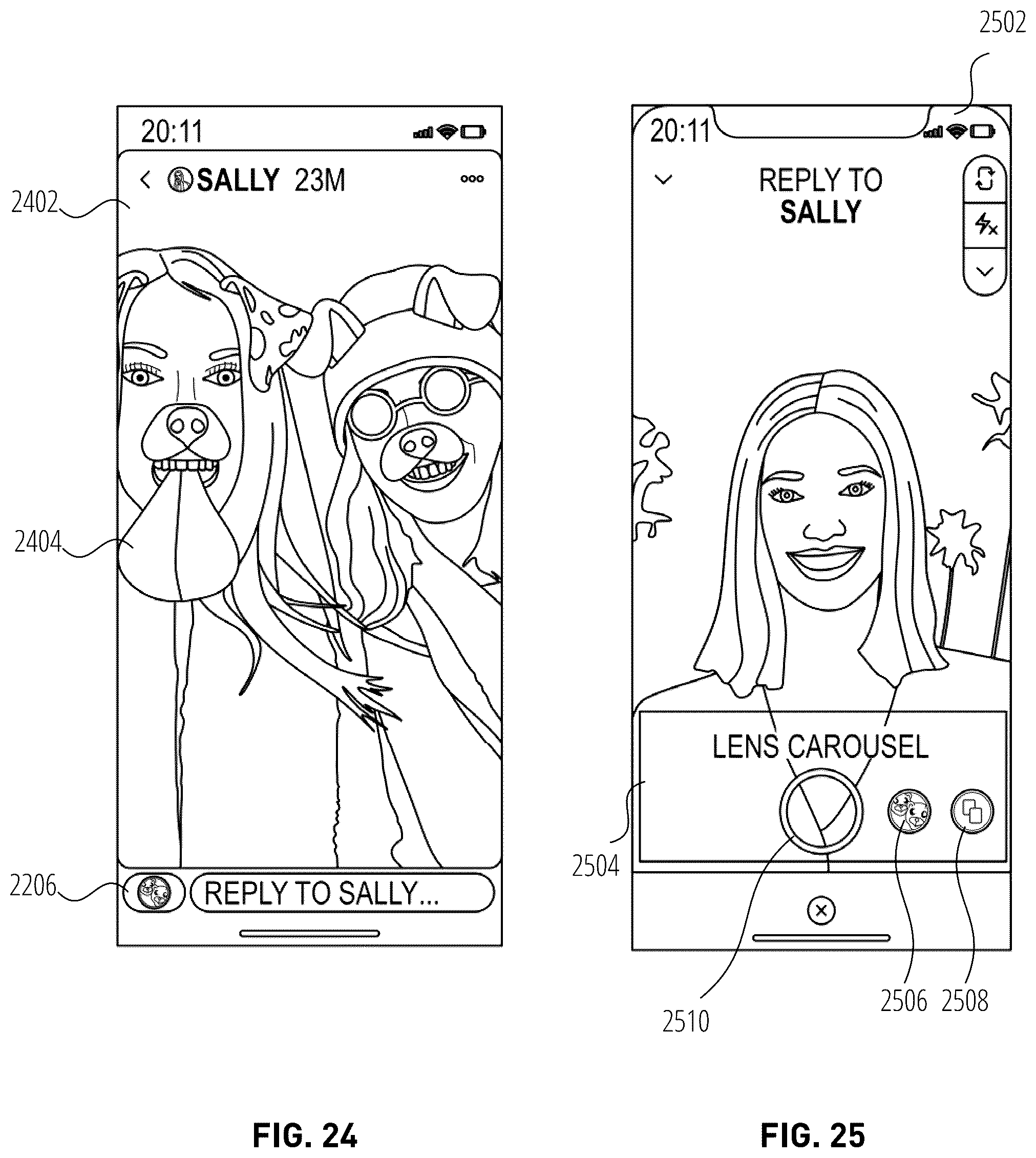 Patent US12353687 Figure 16 – Content collections linked to a base item