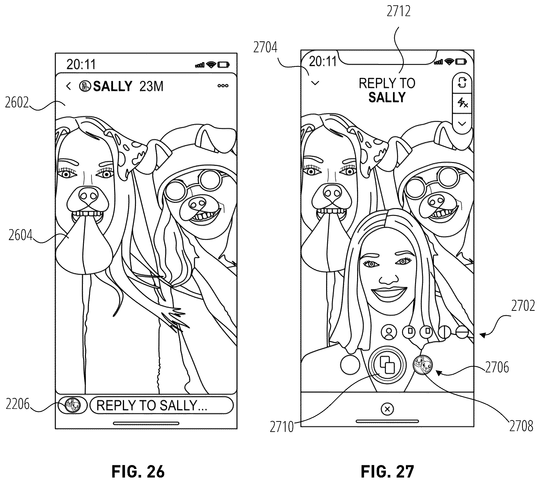Patent US12353687 Figure 17 – Content collections linked to a base item