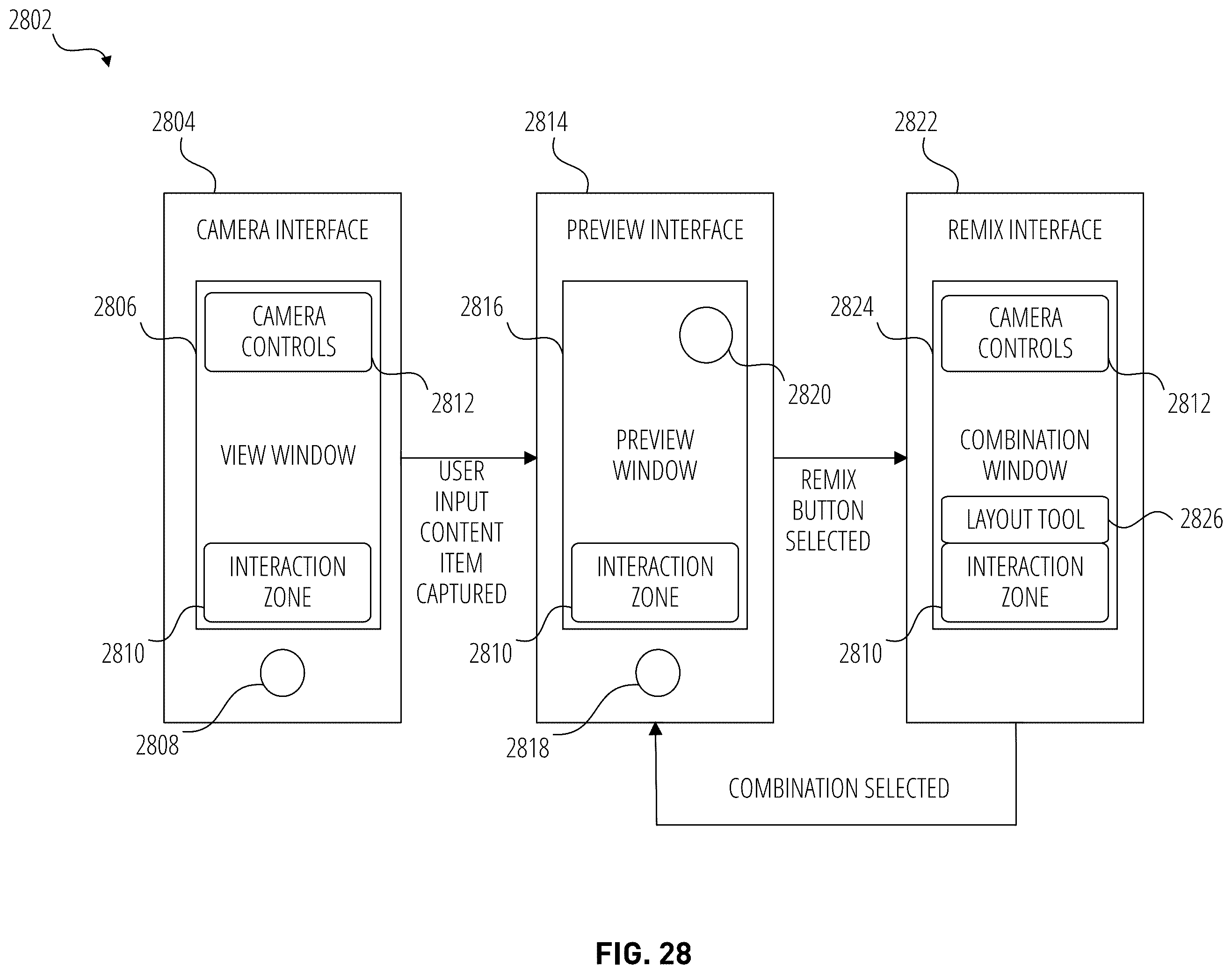 Patent US12353687 Figure 18 – Content collections linked to a base item