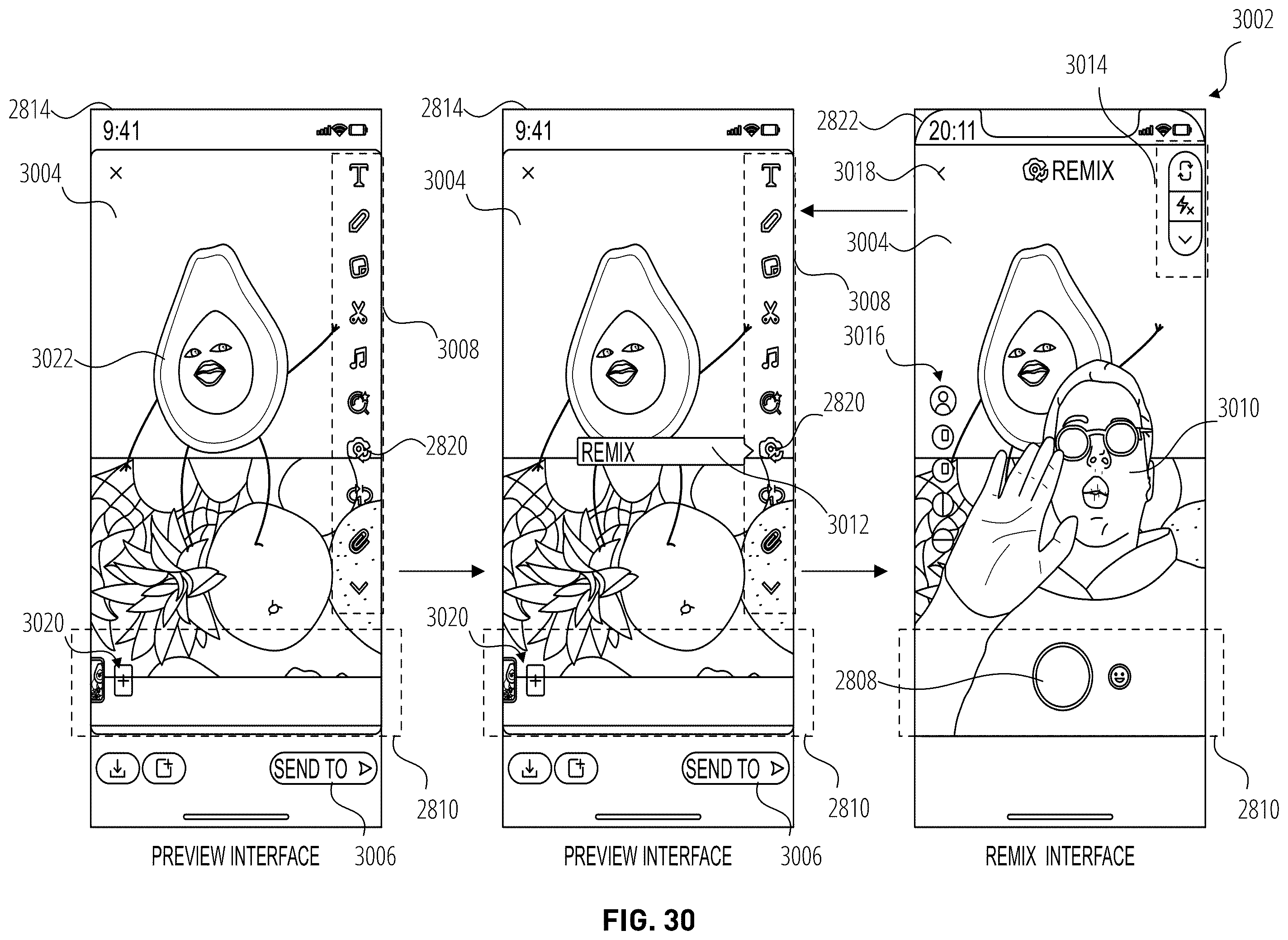 Patent US12353687 Figure 20 – Content collections linked to a base item