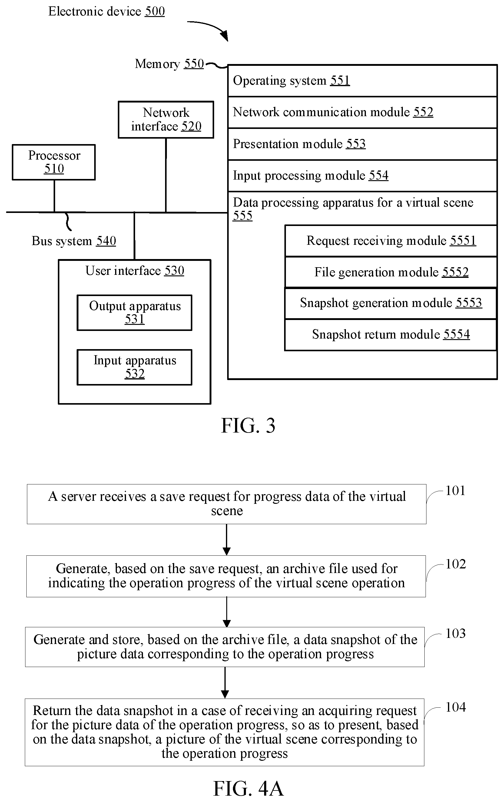 Patent US12353689 Figure 5 – Data processing method and apparatus for virtual scene, electronic device, and storage medium