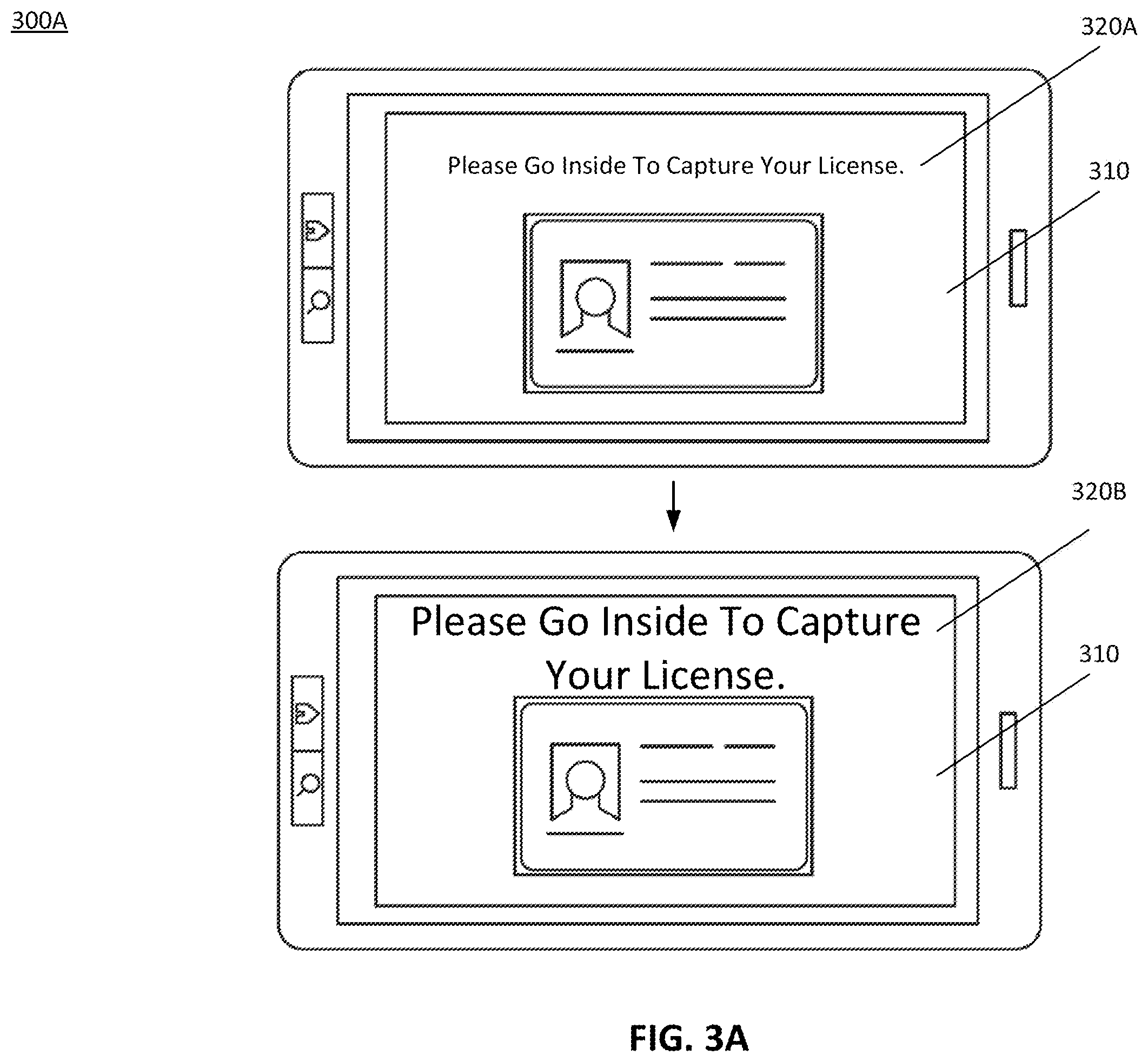 Patent US12353692 Figure 5 – Detecting a pre-defined accessibility pattern to modify the user interface of a mobile device