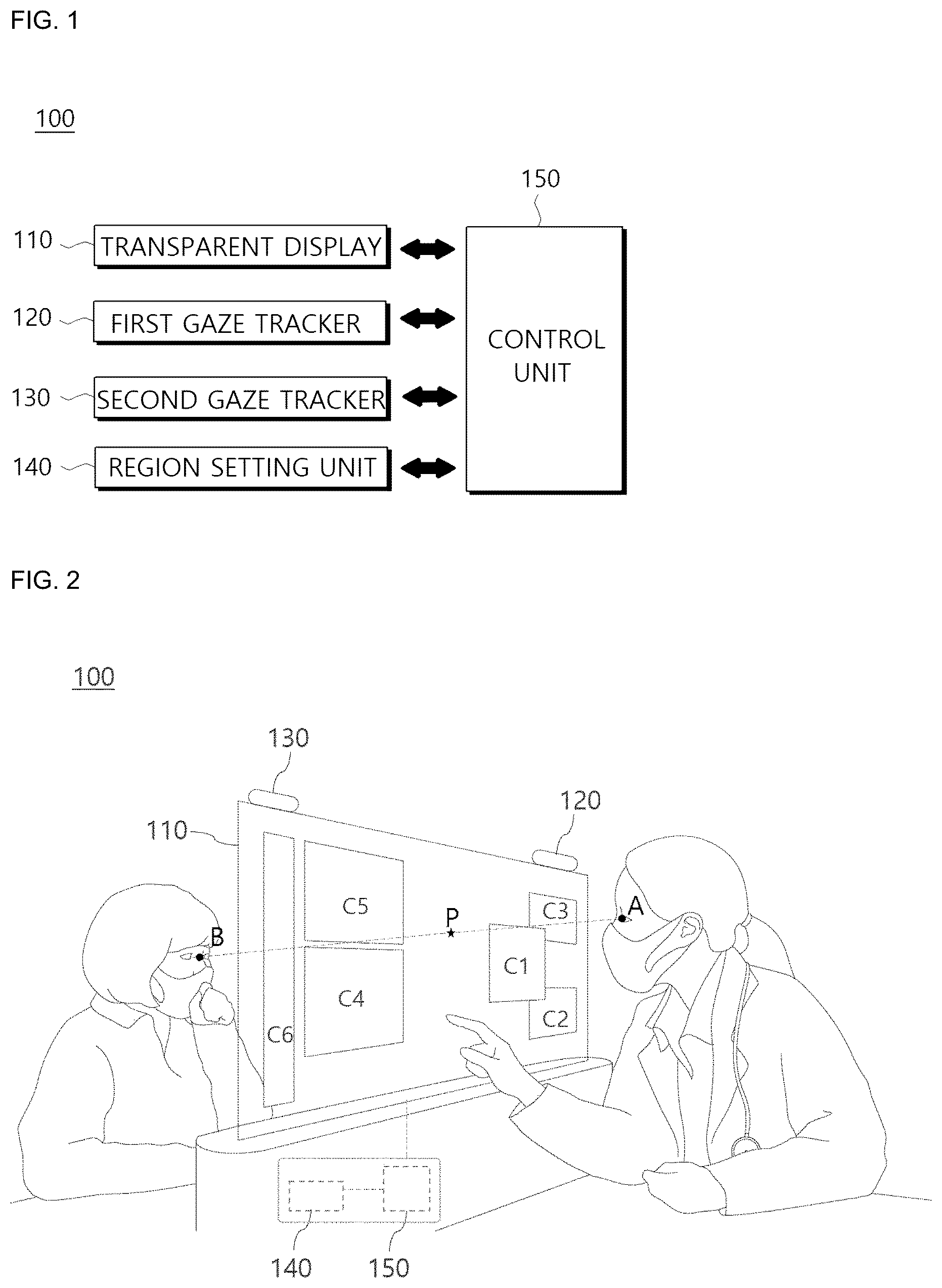 Patent US12353693 Figure 1 – Medical treatment system using transparent display module