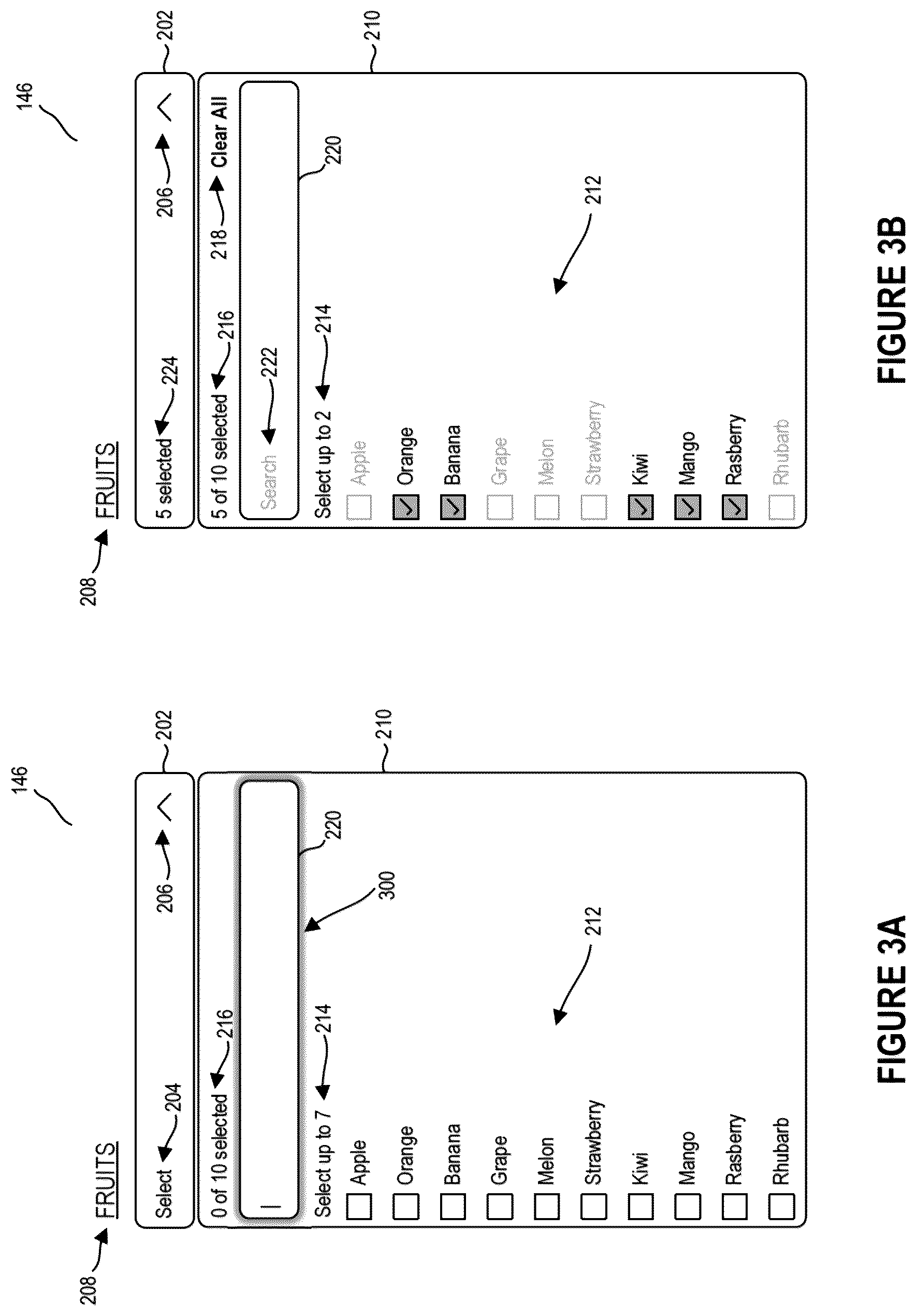 Patent US12353694 Figure 6 – Screen-reader accessible multiselect user interface component with dynamic state announcements