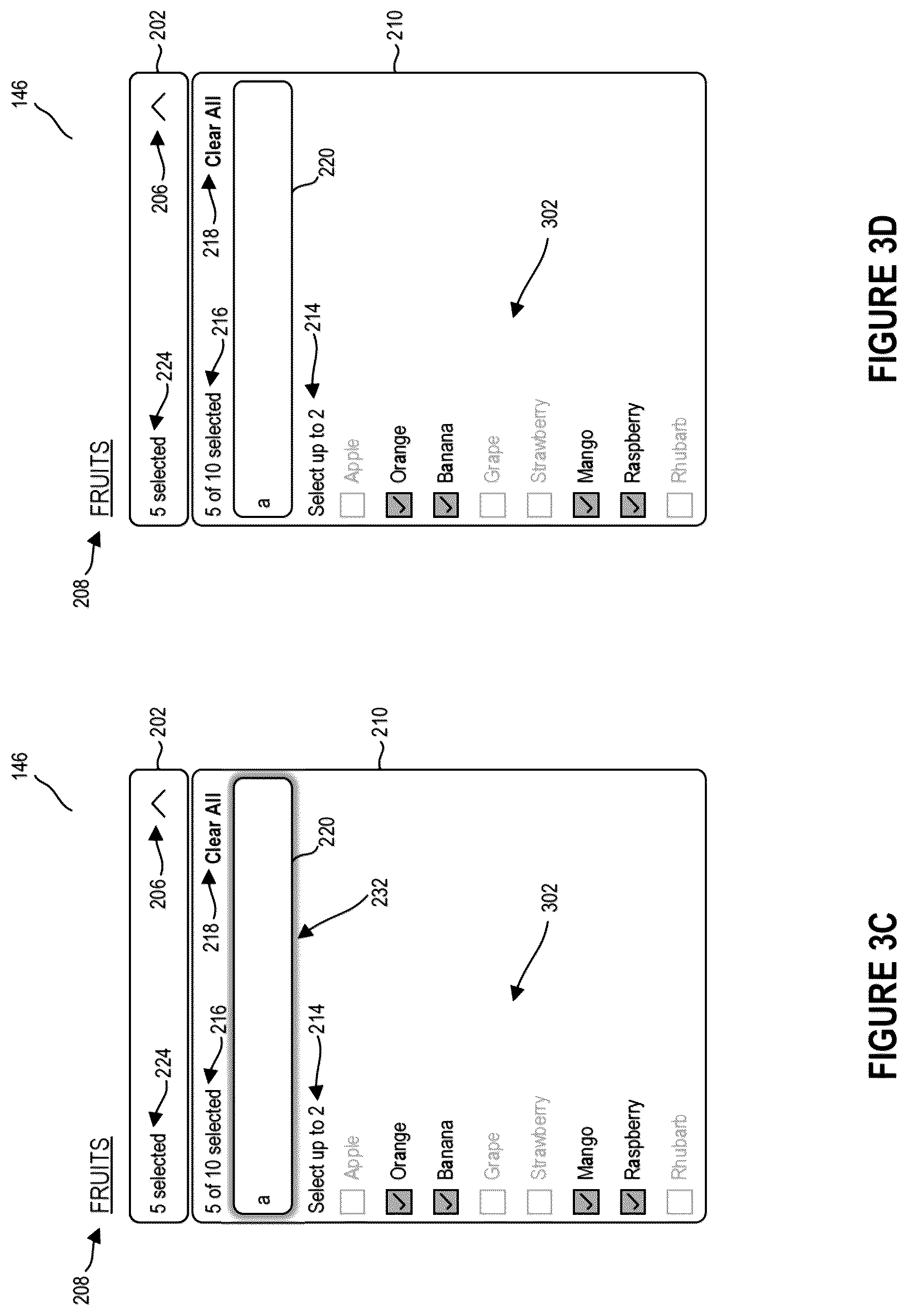 Patent US12353694 Figure 7 – Screen-reader accessible multiselect user interface component with dynamic state announcements