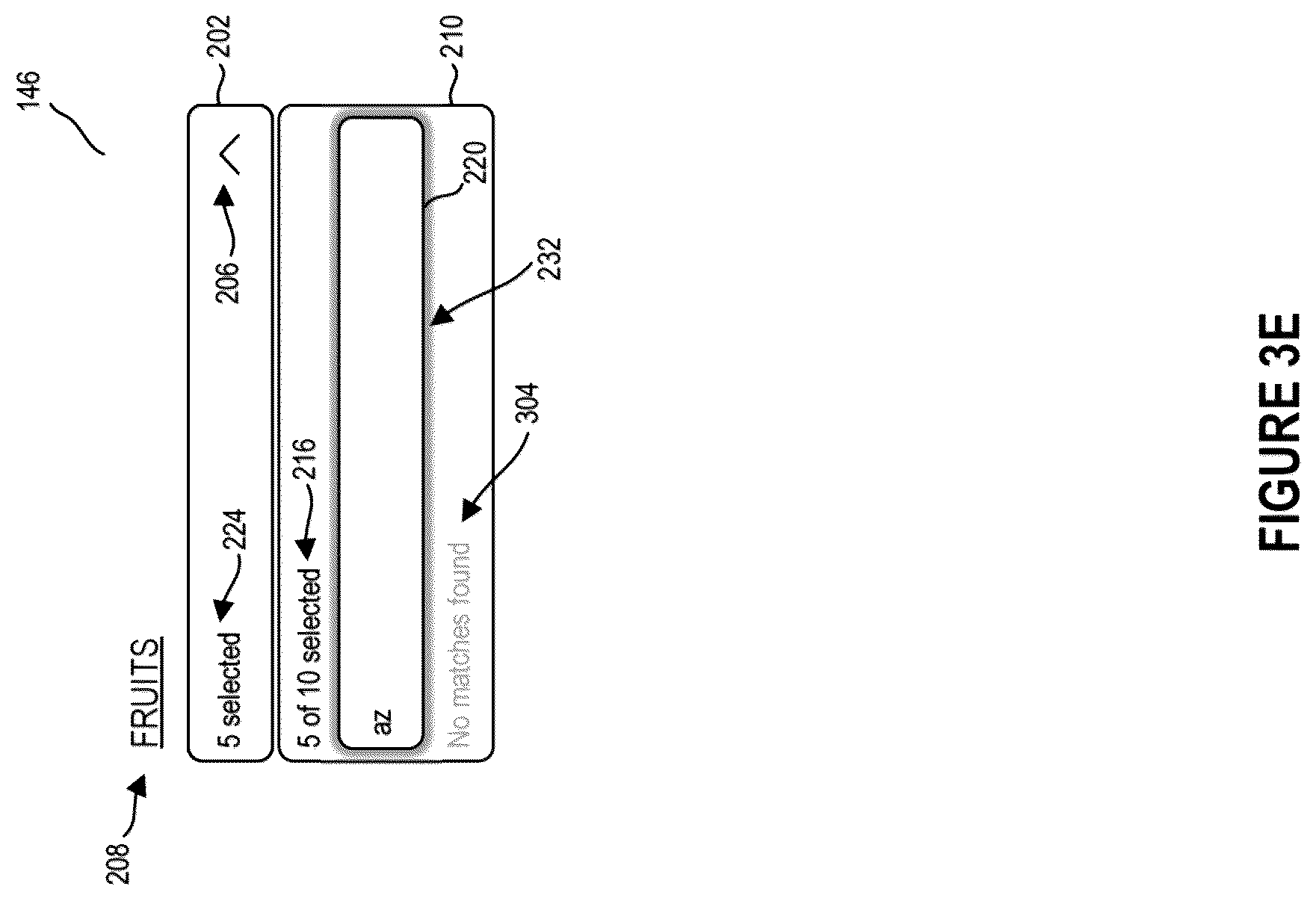 Patent US12353694 Figure 8 – Screen-reader accessible multiselect user interface component with dynamic state announcements