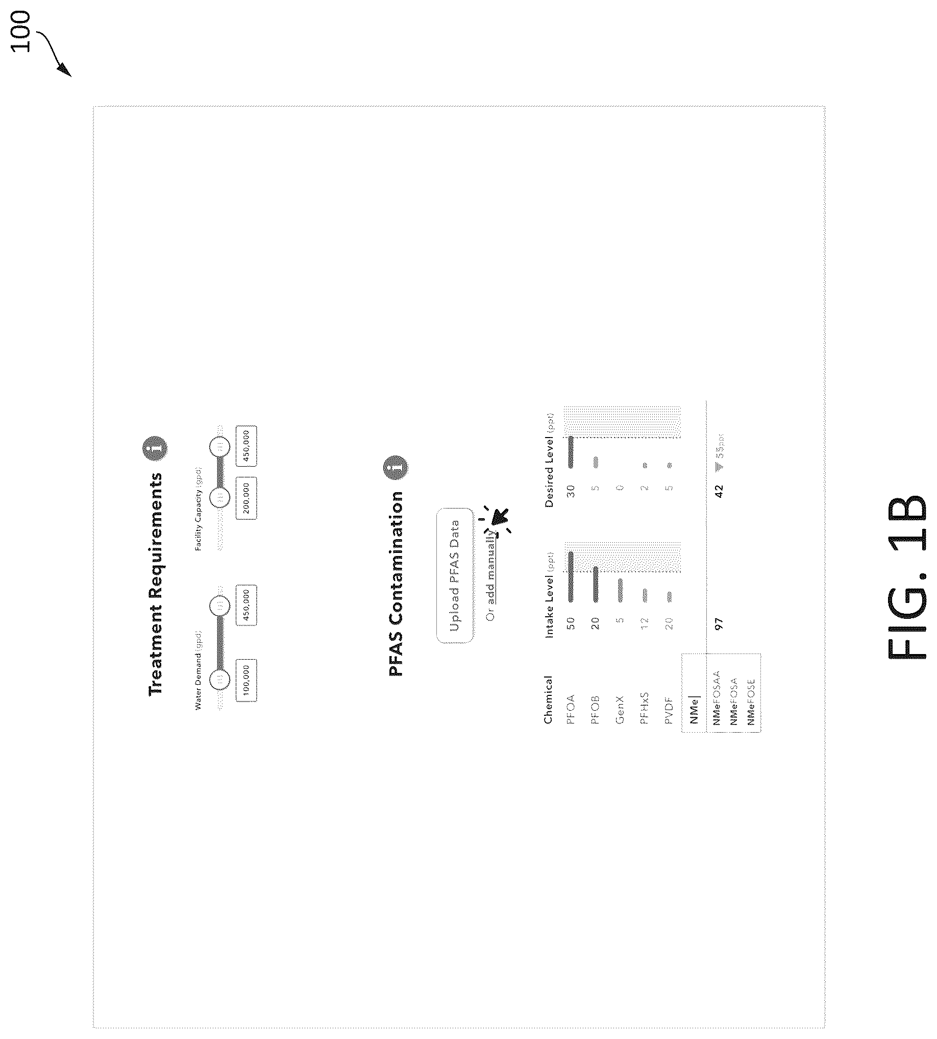 Patent US12353695 Figure 2 – PFAS remediation option explorer tool
