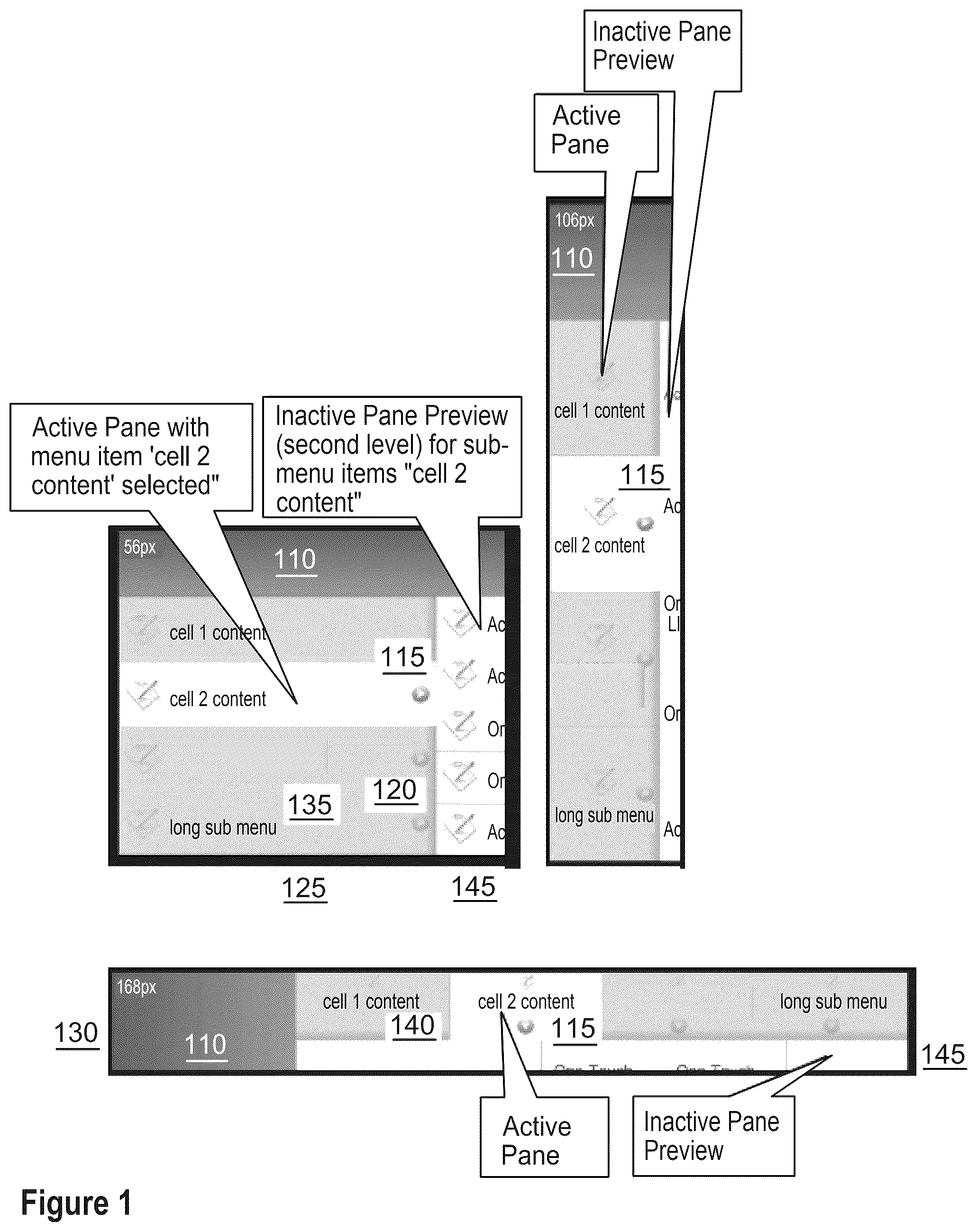 Patent US12353696 Figure 1 – Apparatuses, methods and systems for hierarchical multidimensional information interfaces