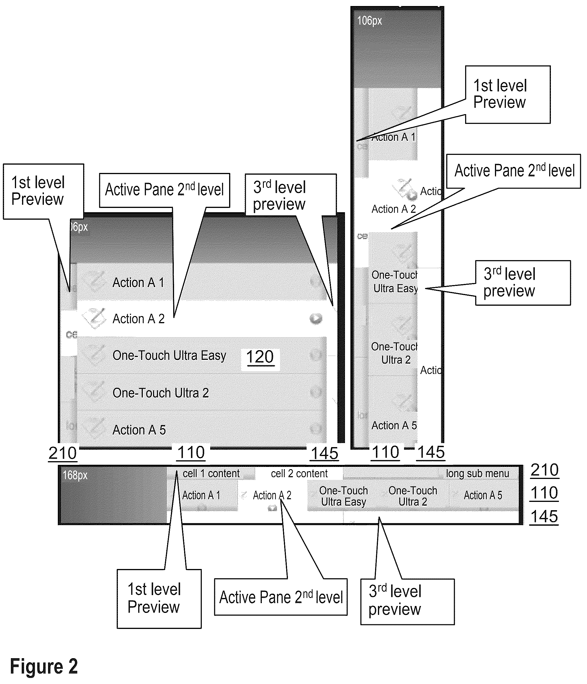 Patent US12353696 Figure 2 – Apparatuses, methods and systems for hierarchical multidimensional information interfaces