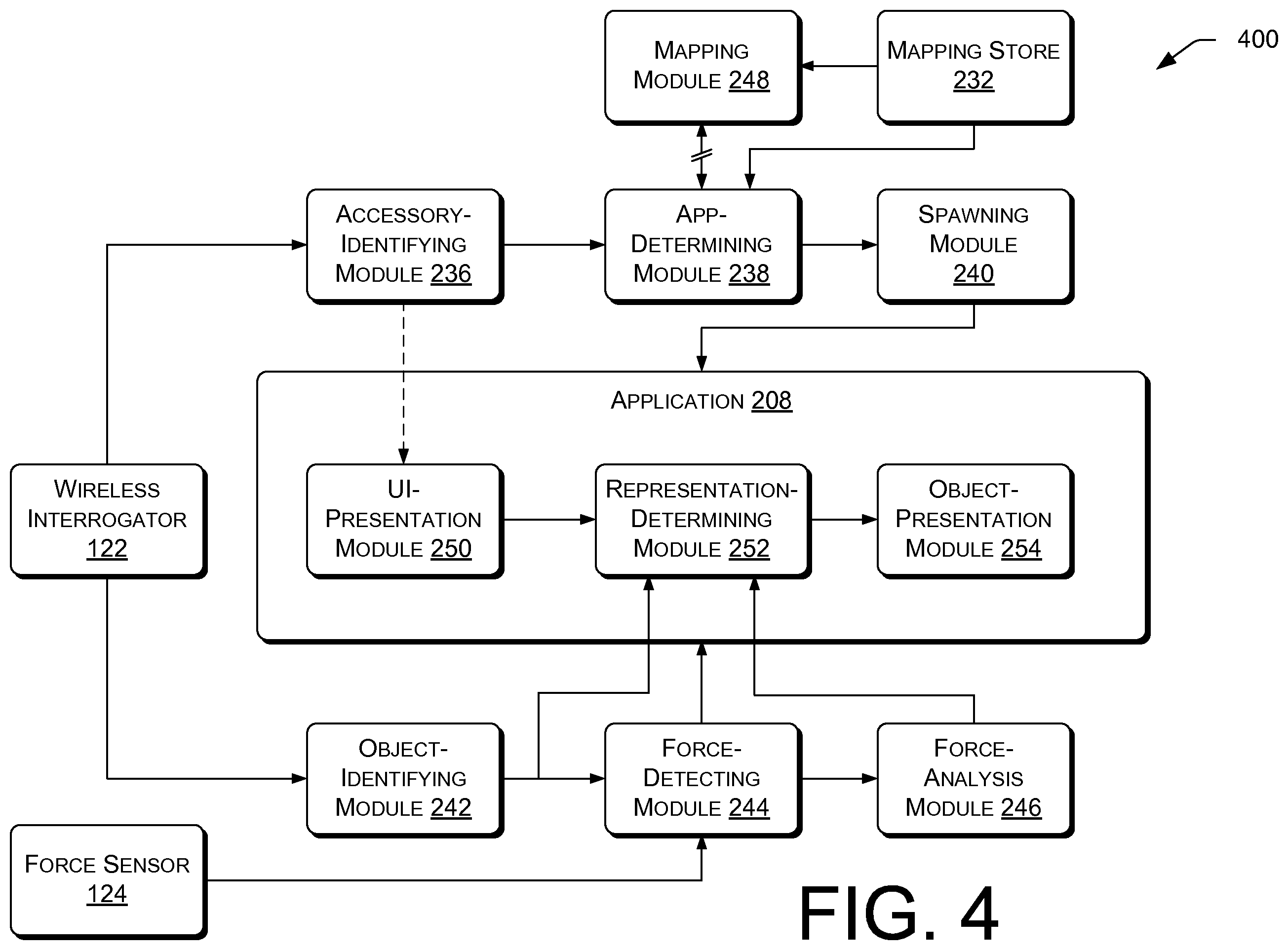 Patent US12353703 Figure 4 – Computing device having user-input accessory