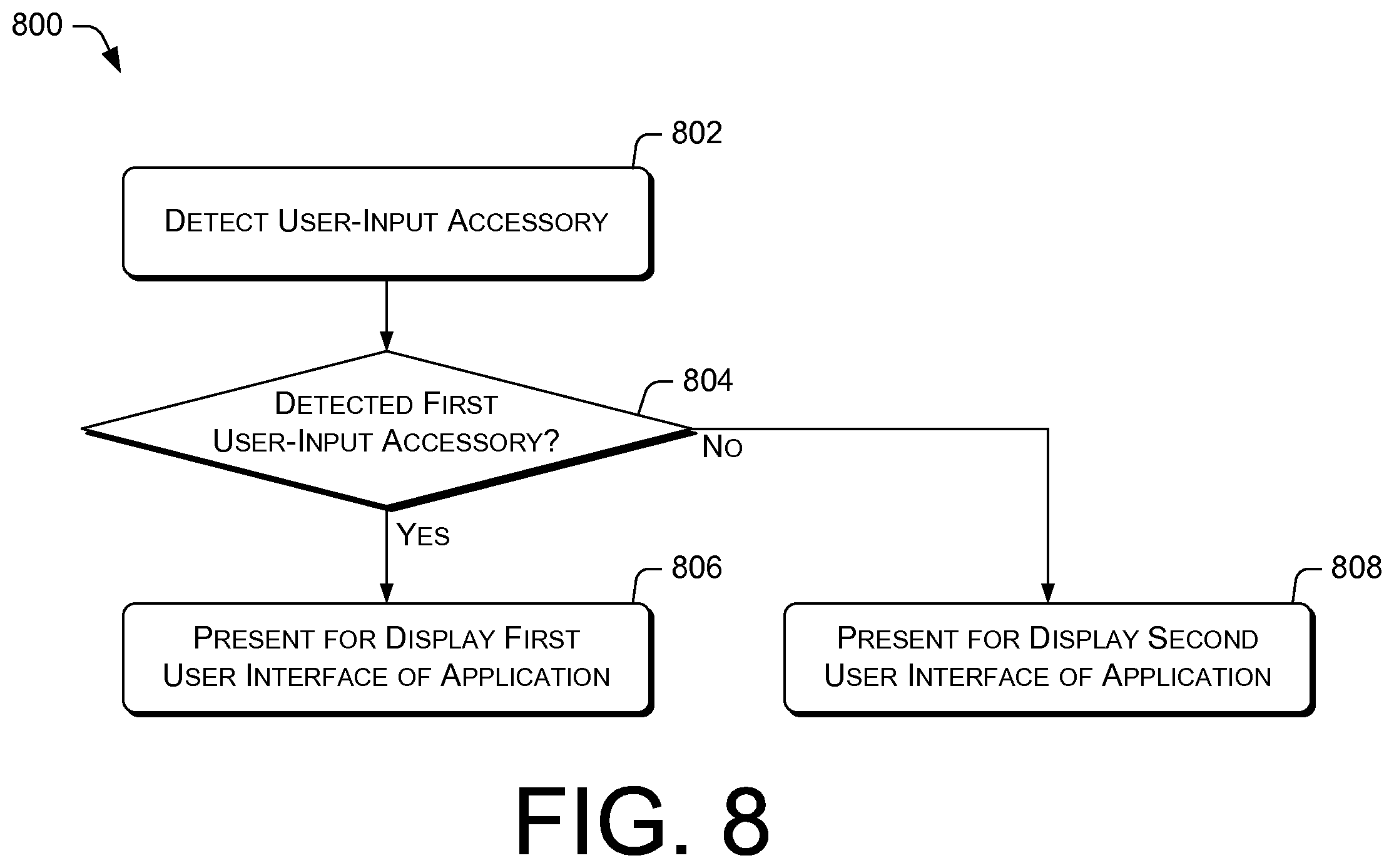 Patent US12353703 Figure 8 – Computing device having user-input accessory
