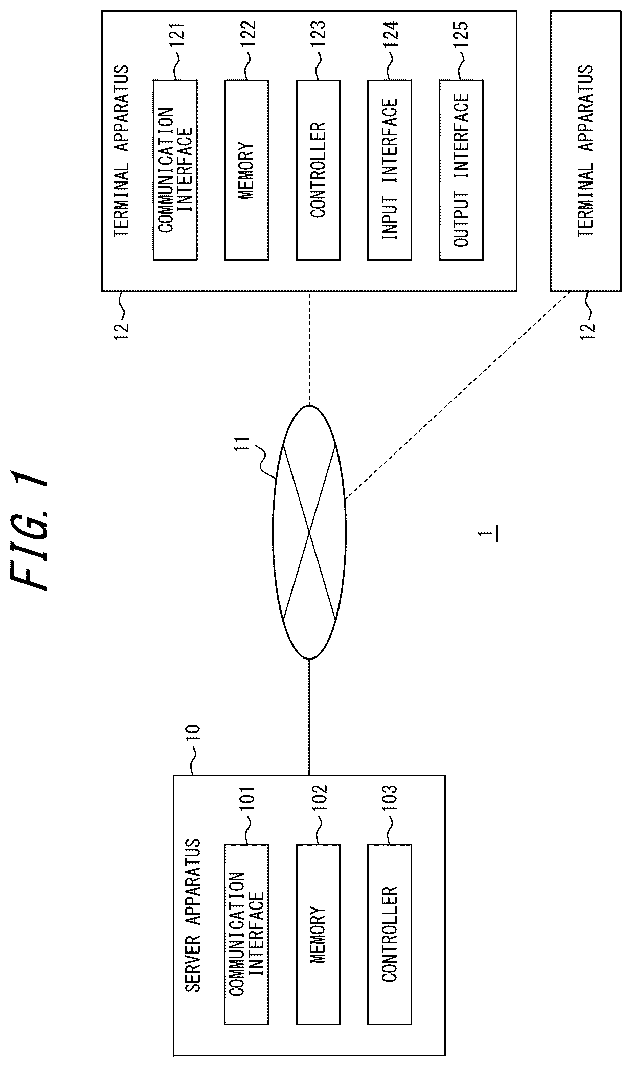 Patent US12353705 — Terminal apparatus — Figure 1