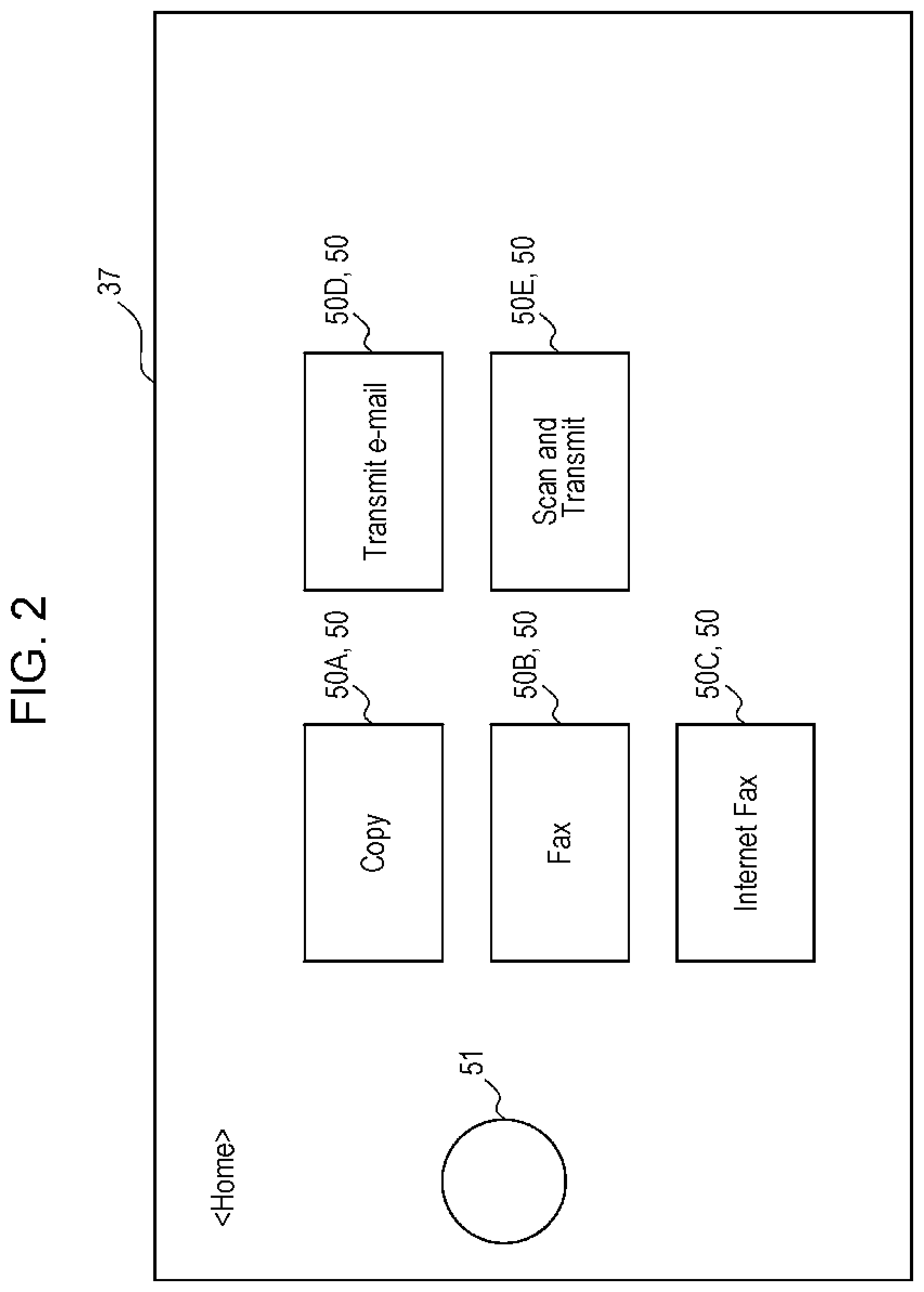 Patent US12353706 Figure 2 – Information processing apparatus, non-transitory computer readable medium, and information processing method involving processor configured to cause a receiving unit and an operator to be displayed on an execution screen