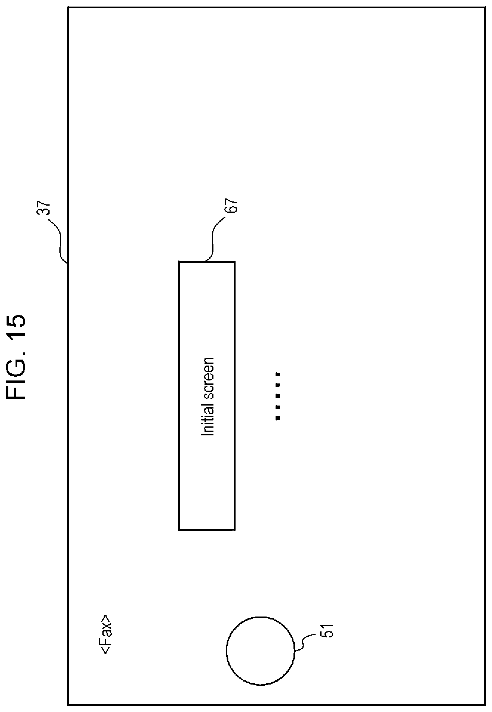 Patent US12353706 Figure 15 – Information processing apparatus, non-transitory computer readable medium, and information processing method involving processor configured to cause a receiving unit and an operator to be displayed on an execution screen