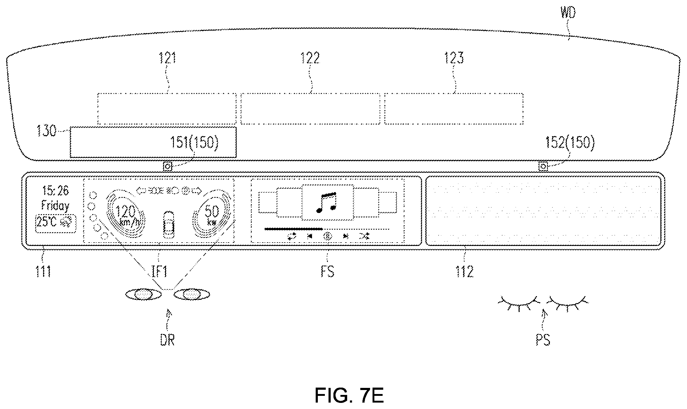 Patent US12353707 Figure 15 – Multi-screen cockpit display system