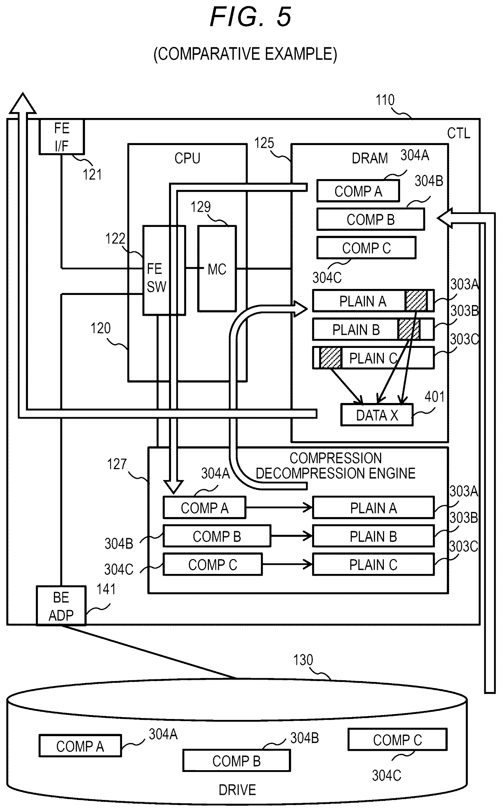 Patent US12353712 Figure 5 – Storage device