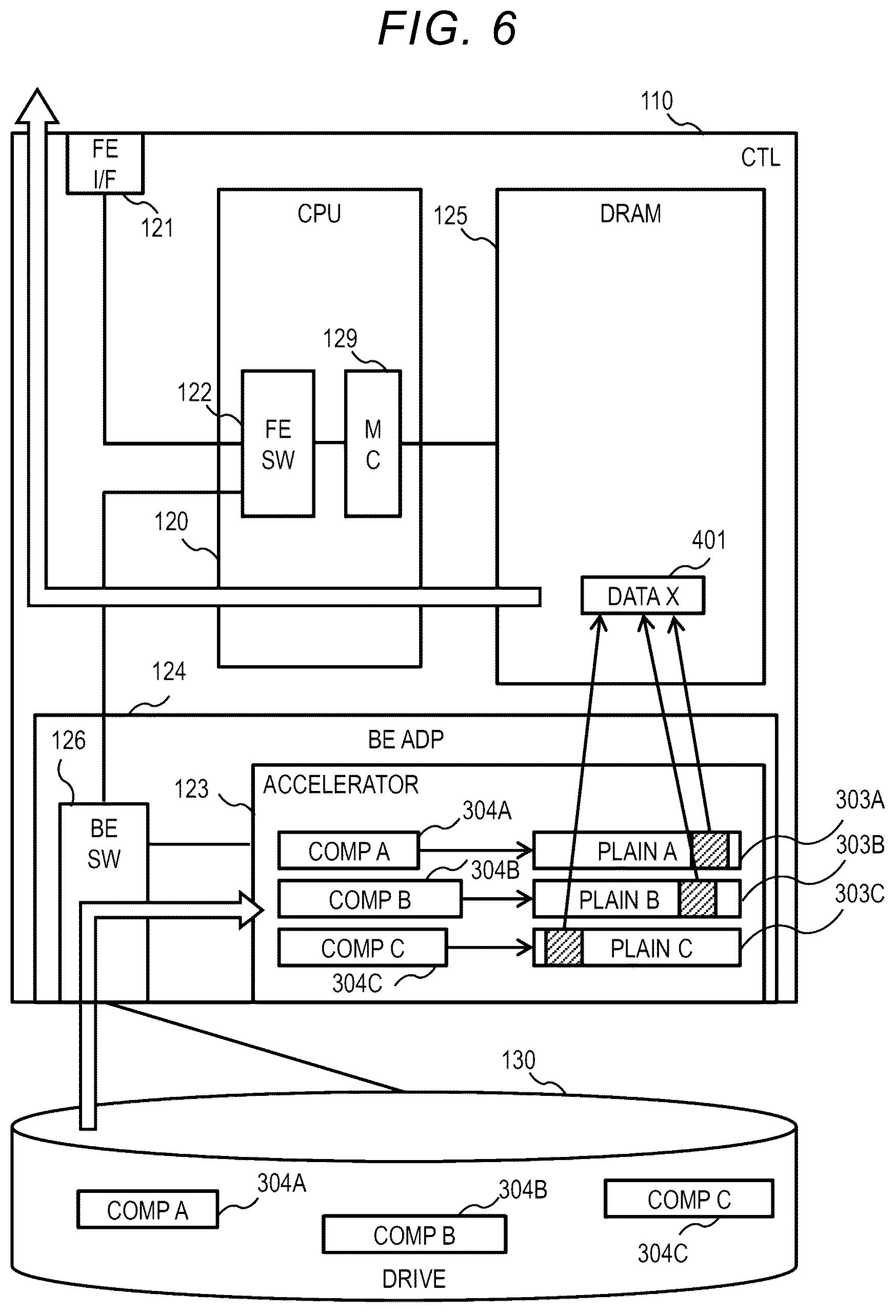 Patent US12353712 Figure 6 – Storage device
