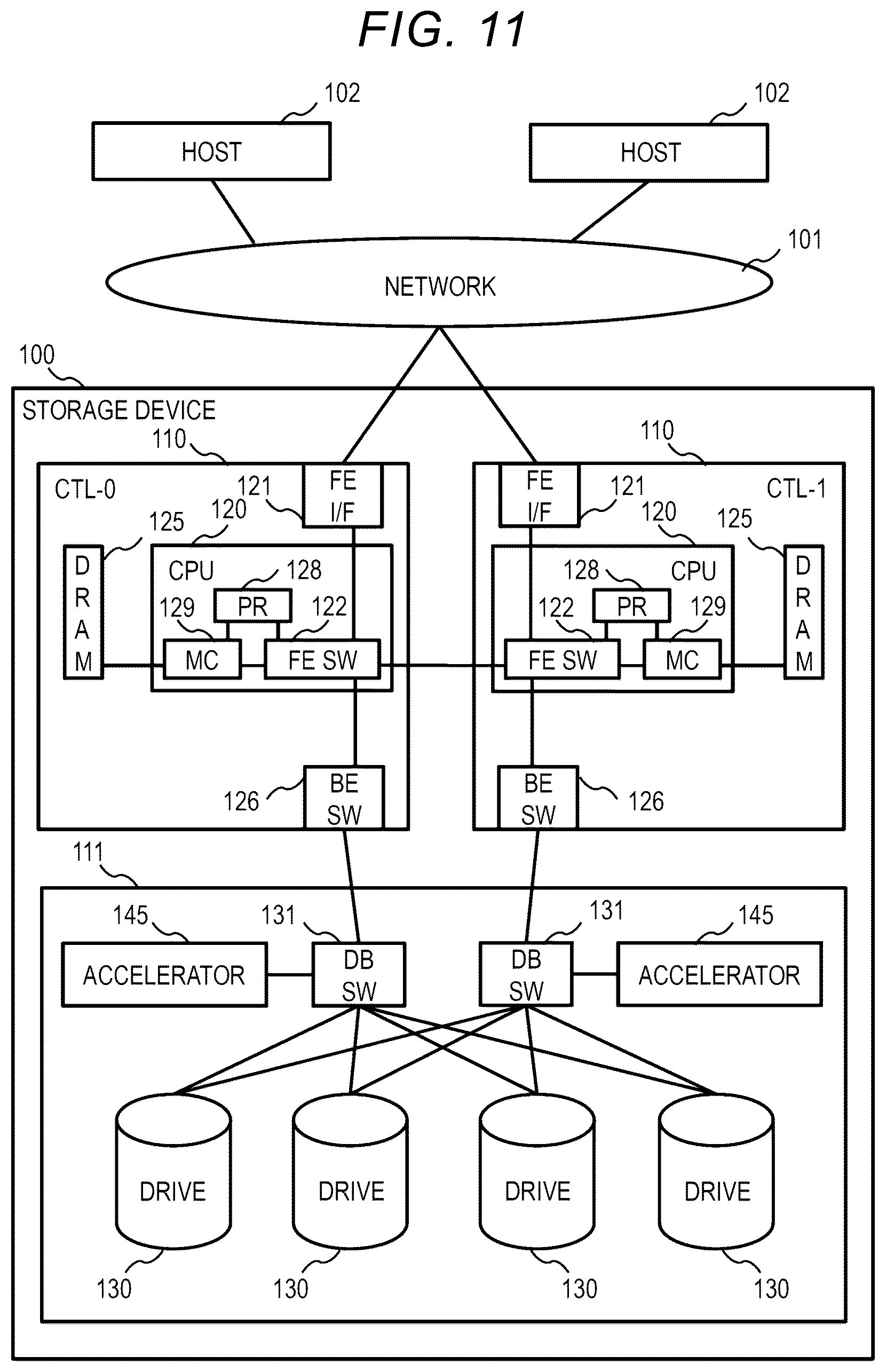 Patent US12353712 Figure 11 – Storage device