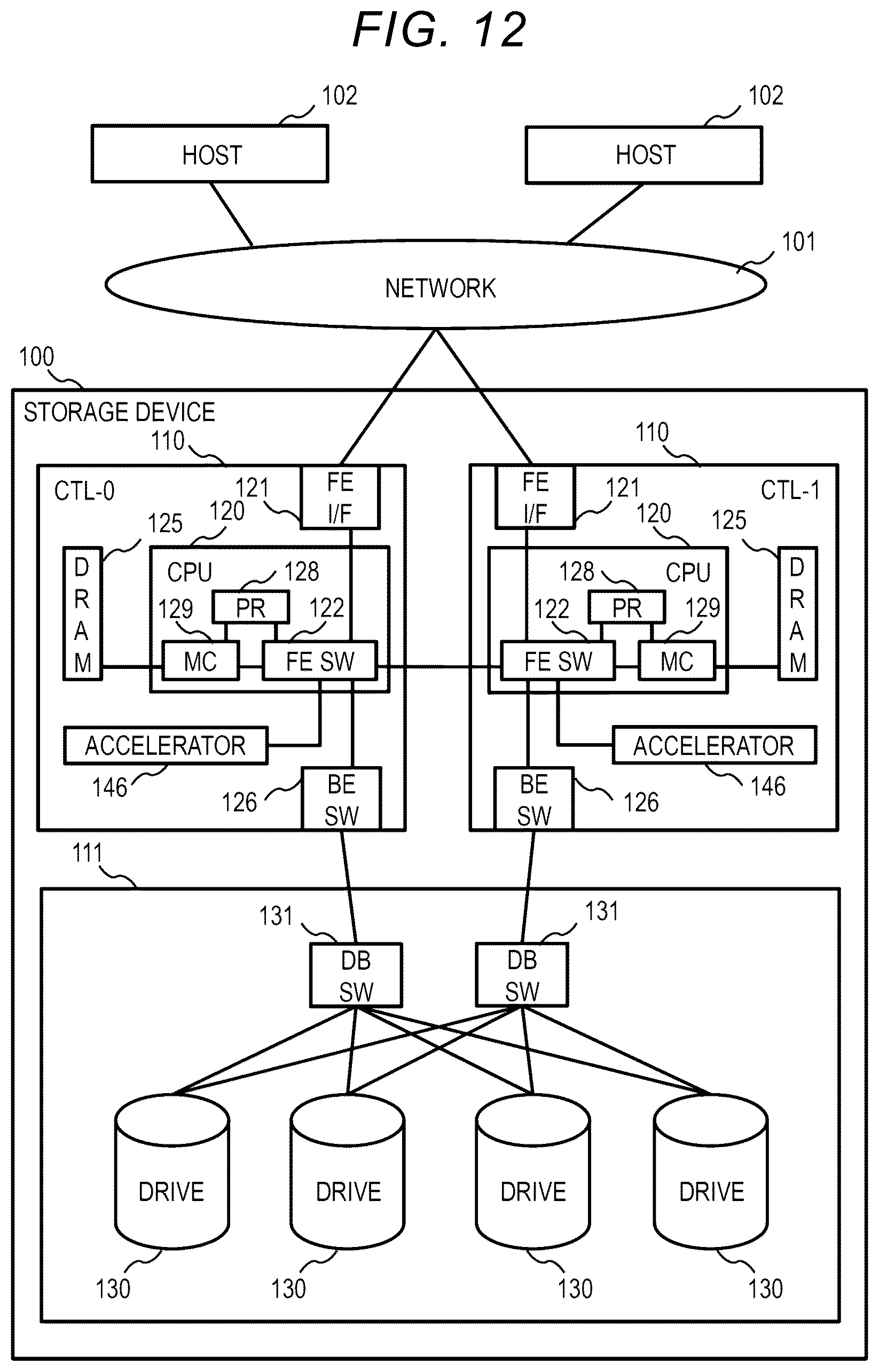 Patent US12353712 Figure 12 – Storage device