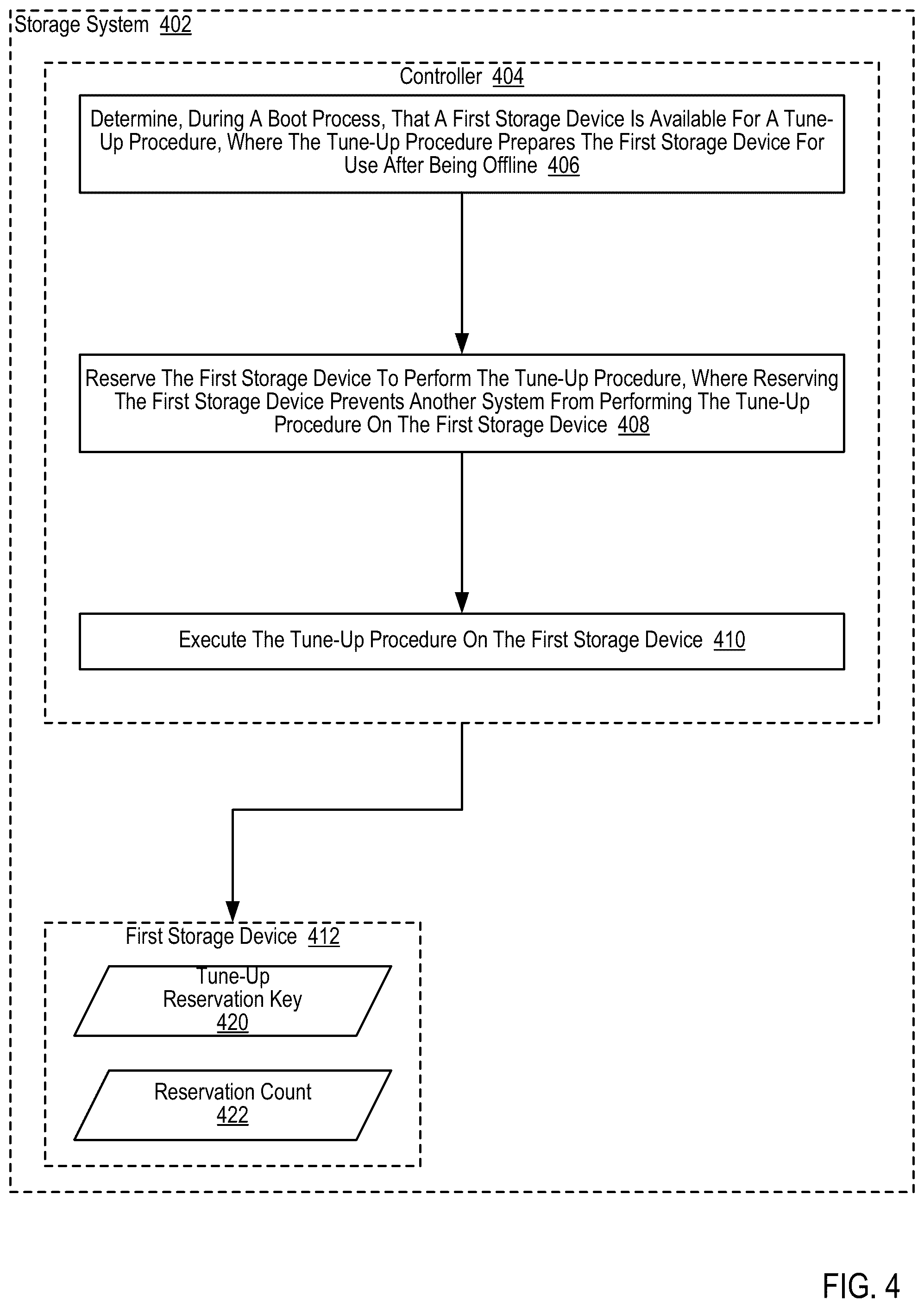 Patent US12353737 Figure 13 – Efficient storage device tune-up