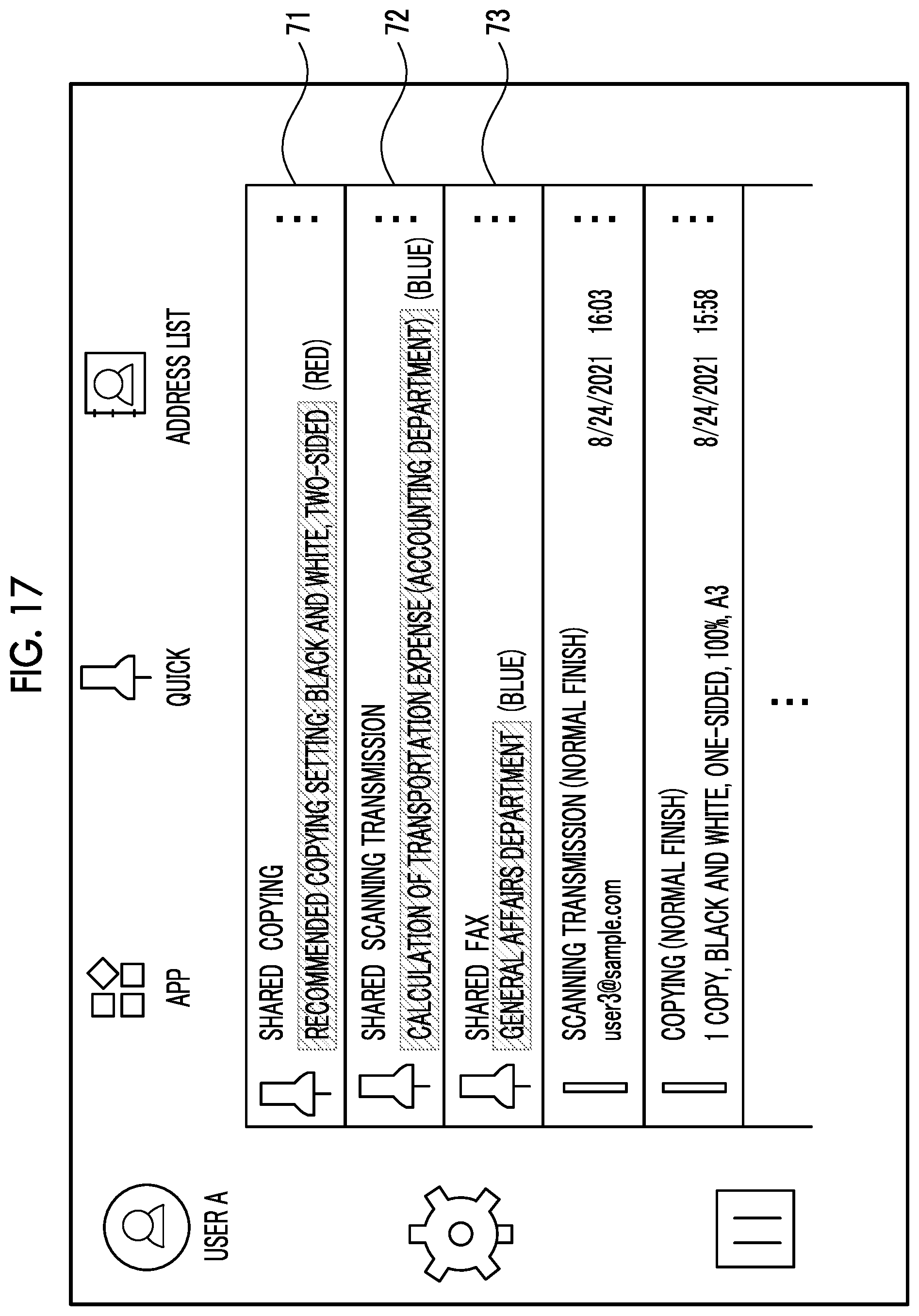 Patent US12353774 Figure 17 – Information processing apparatus, non-transitory computer readable medium storing program, and information processing method