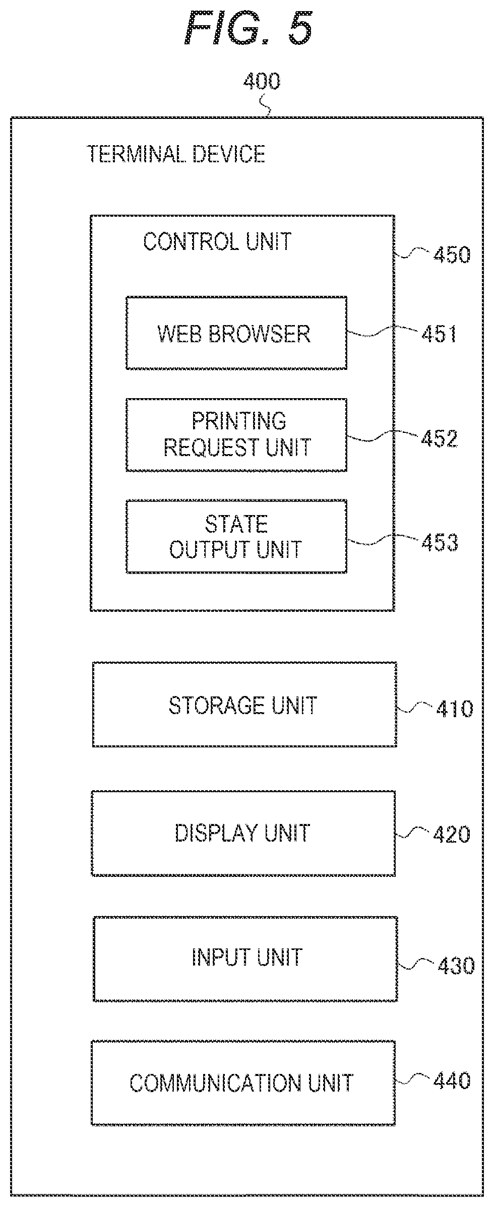 Patent US12353775 Figure 5 – Server, printing system, information processing method, and non-transitory computer-readable storage medium
