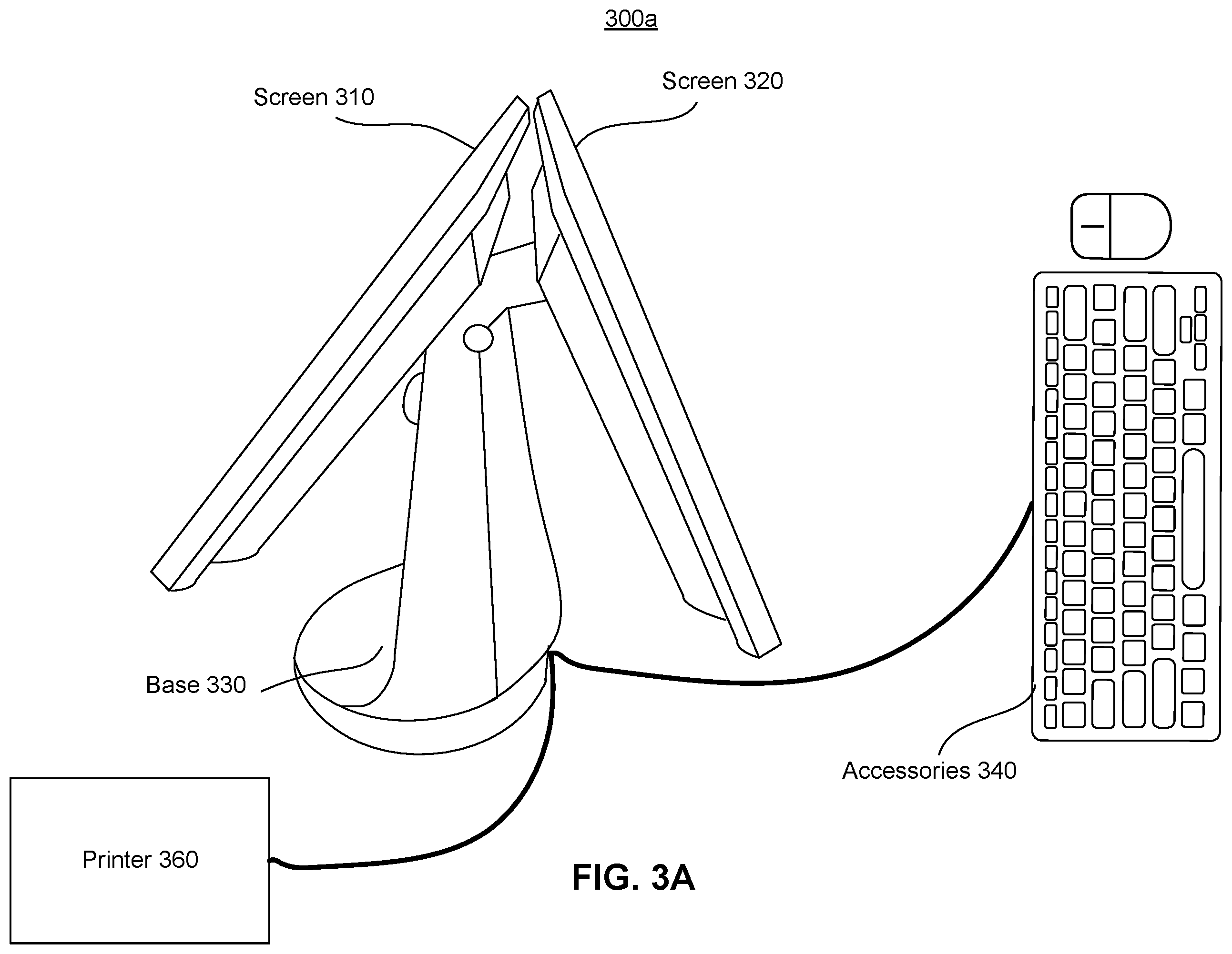 Patent US12353777 Figure 3 – Computerized systems and methods for dynamically controlling printers and managing printing tasks associated with a multi-display device