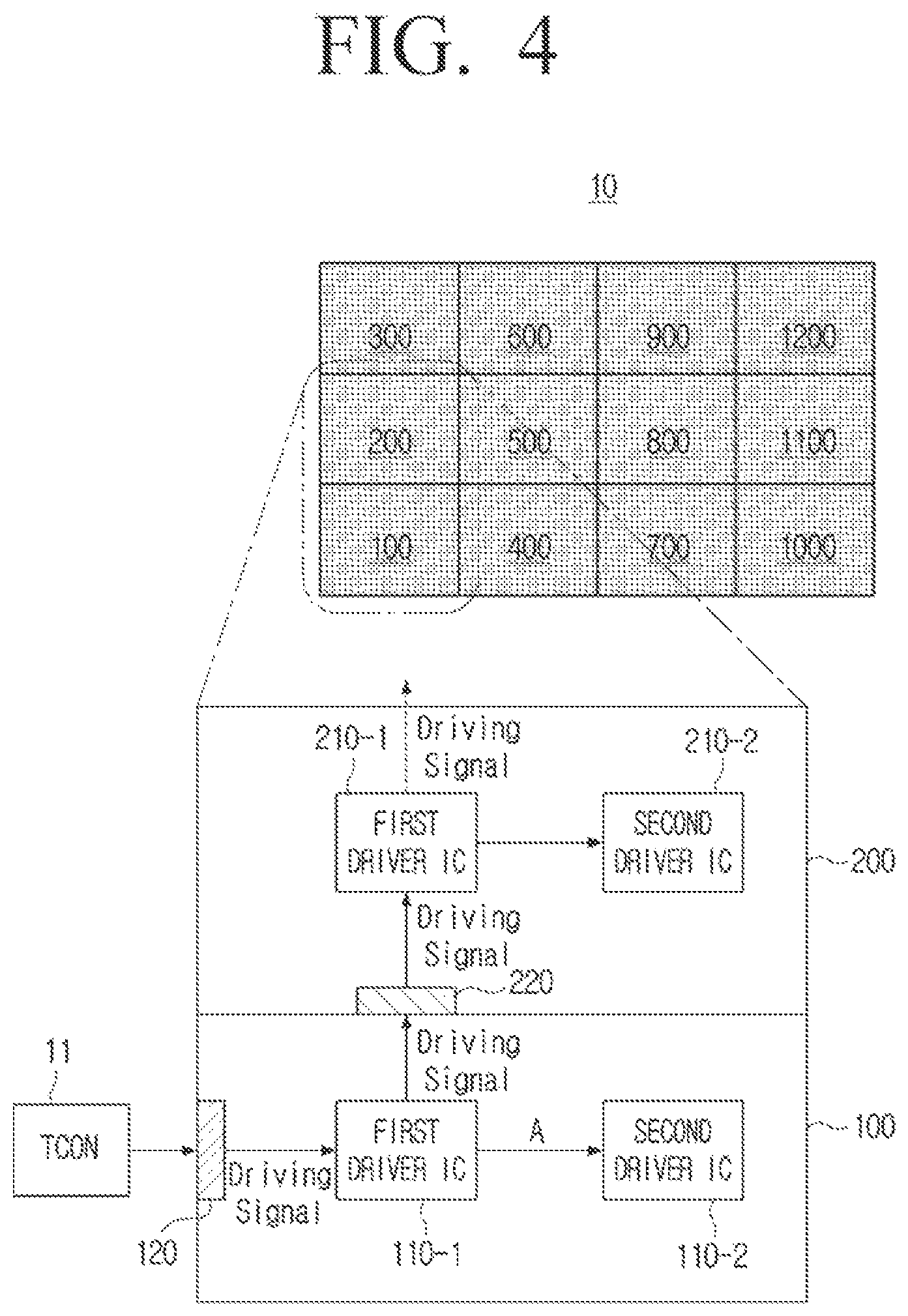 Patent US12353781 Figure 4 – Display module, modular display apparatus comprising a plurality of display modules and control method thereof