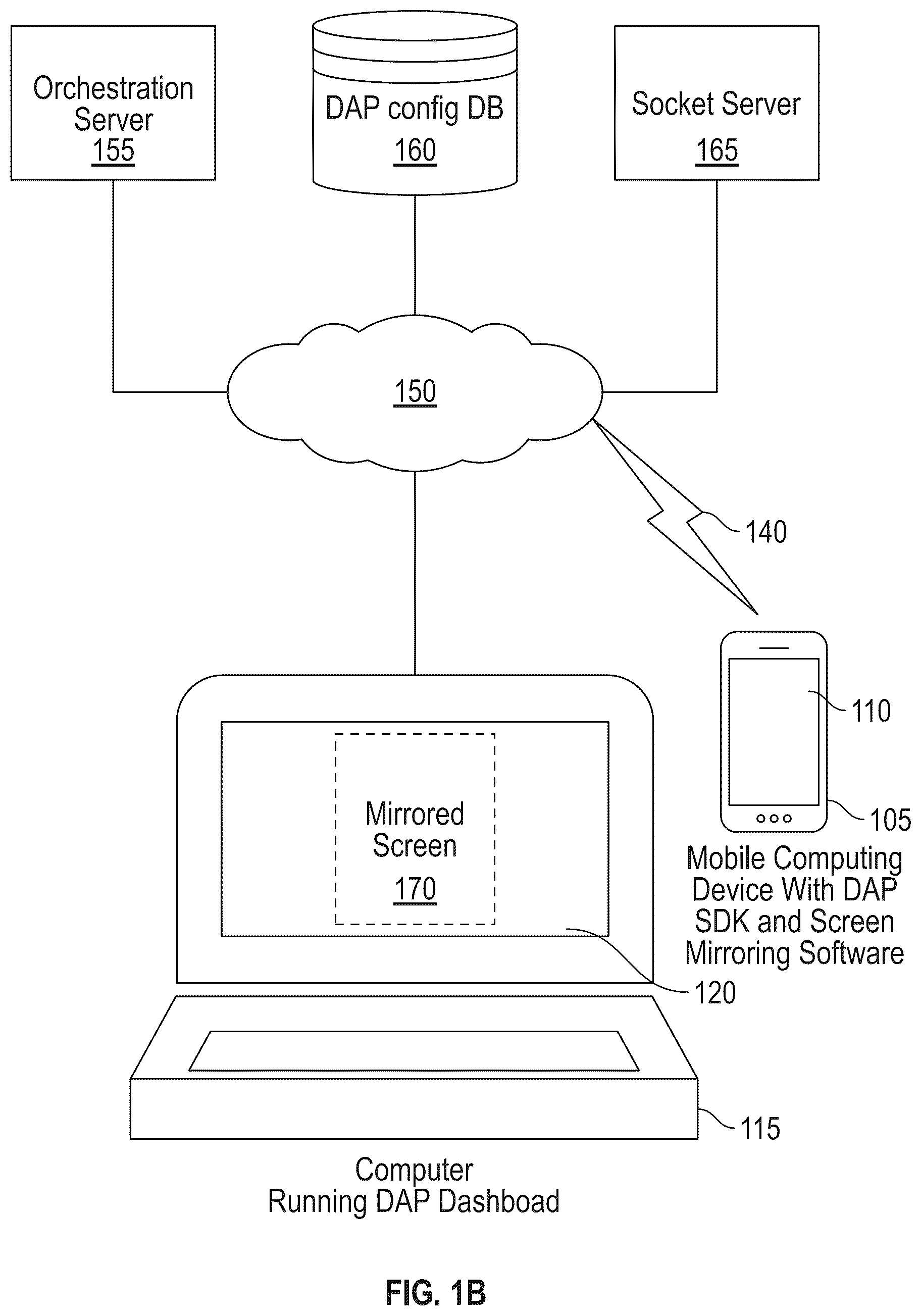 Patent US12353782 Figure 2 – System and method for QR code based mirroring of mobile screen to computer