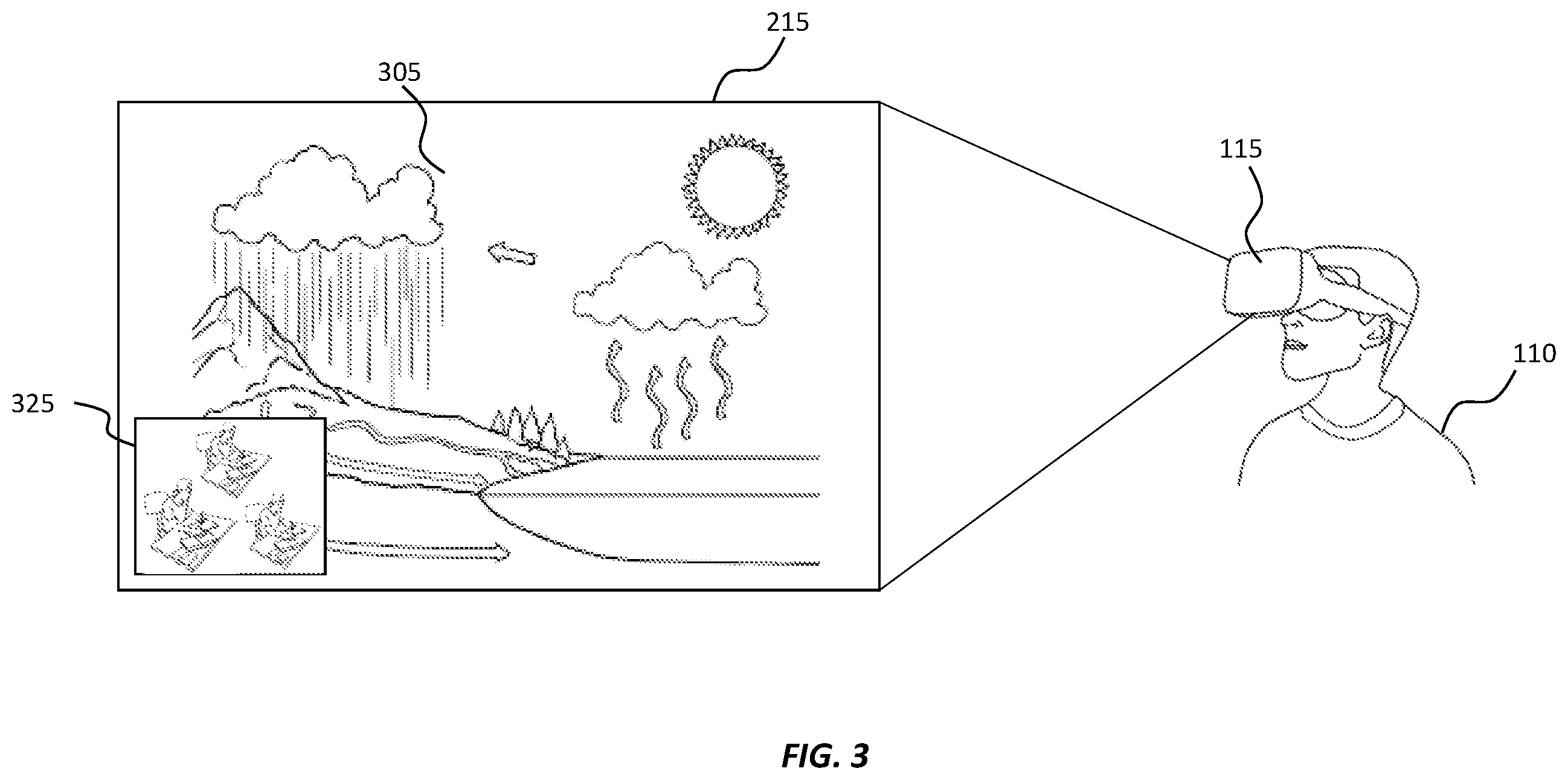 Patent US12353784 Figure 4 – Modified views for an extended reality environment