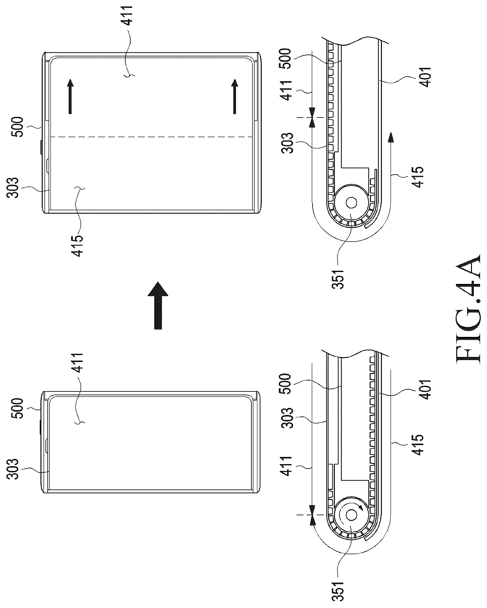 Patent US12353785 Figure 6 – Electronic device including flexible display and method for operating the same