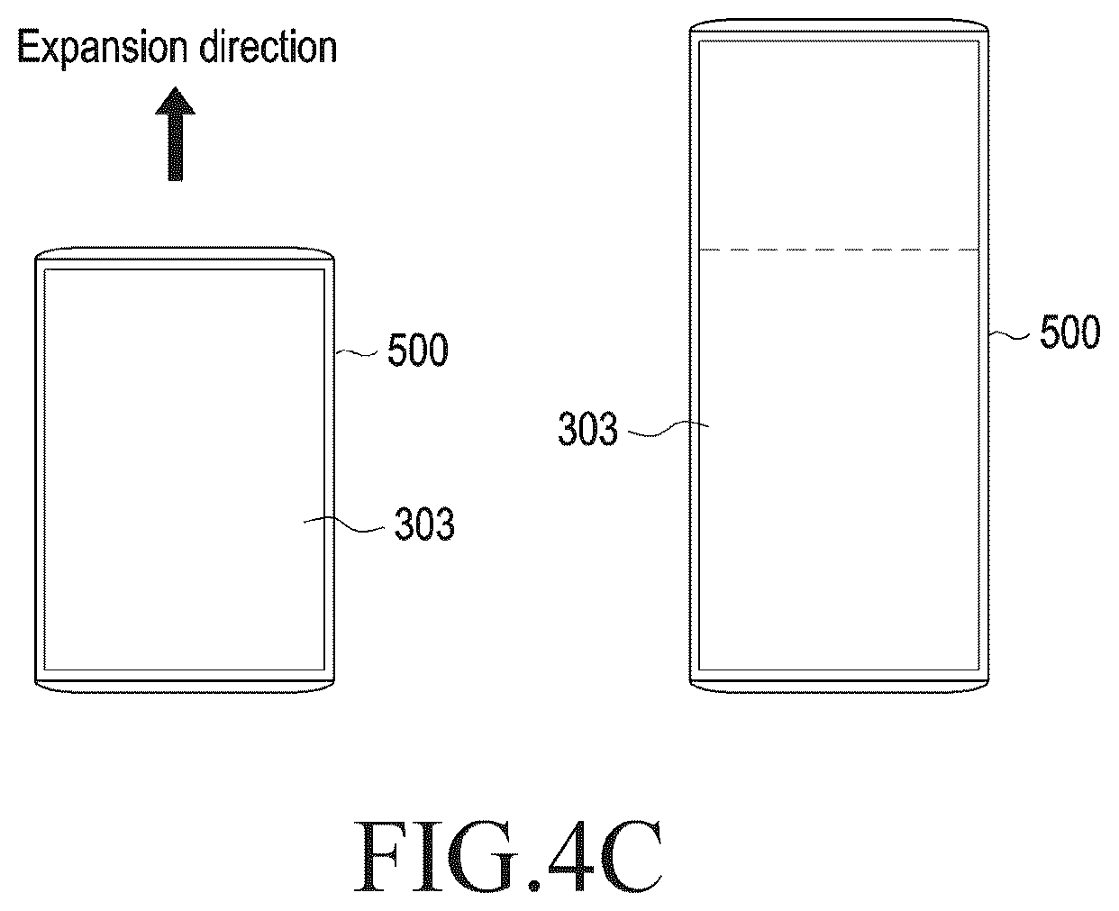 Patent US12353785 Figure 8 – Electronic device including flexible display and method for operating the same