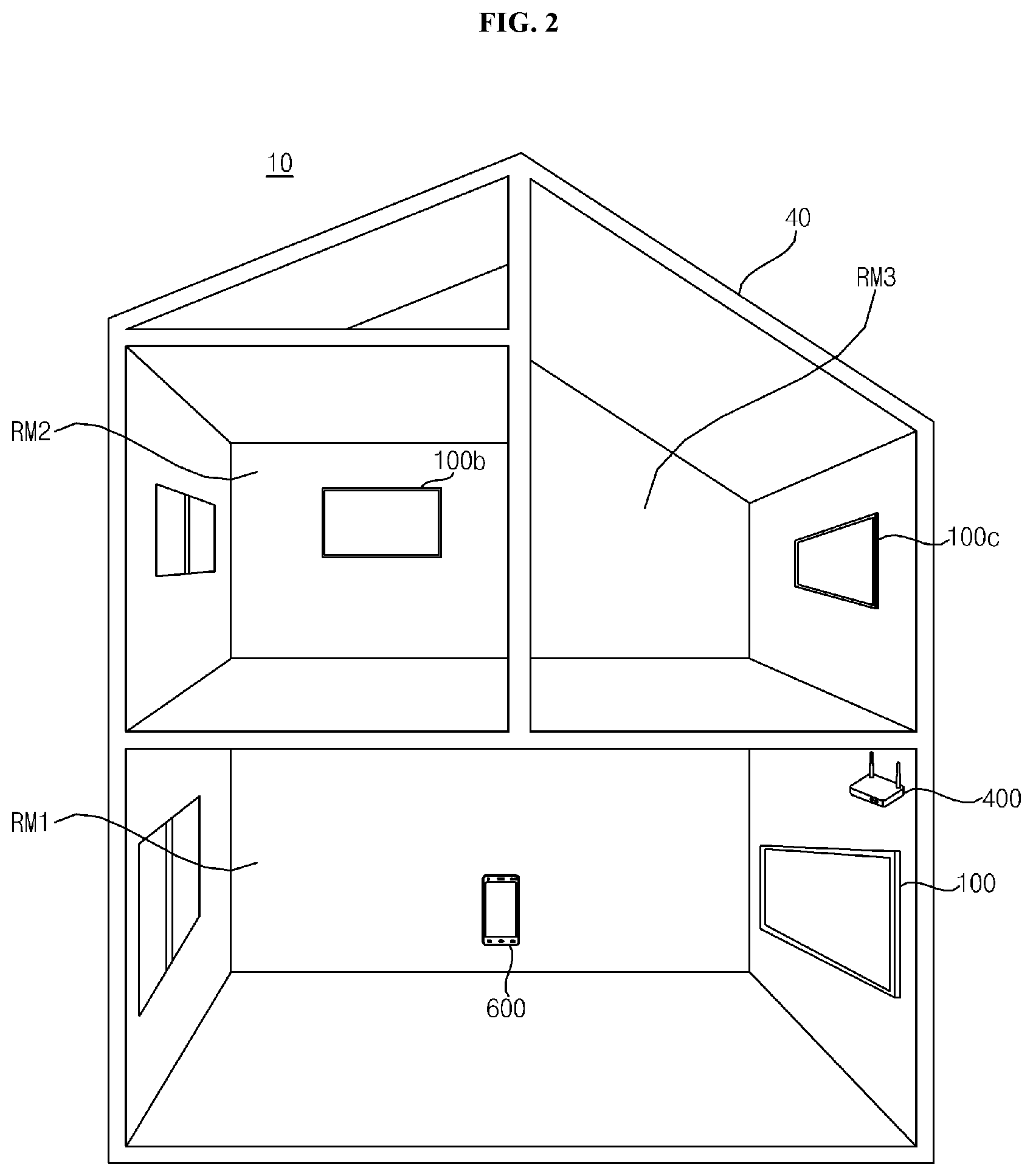 Patent US12353786 Figure 2 – Image display apparatus and image display system including the same