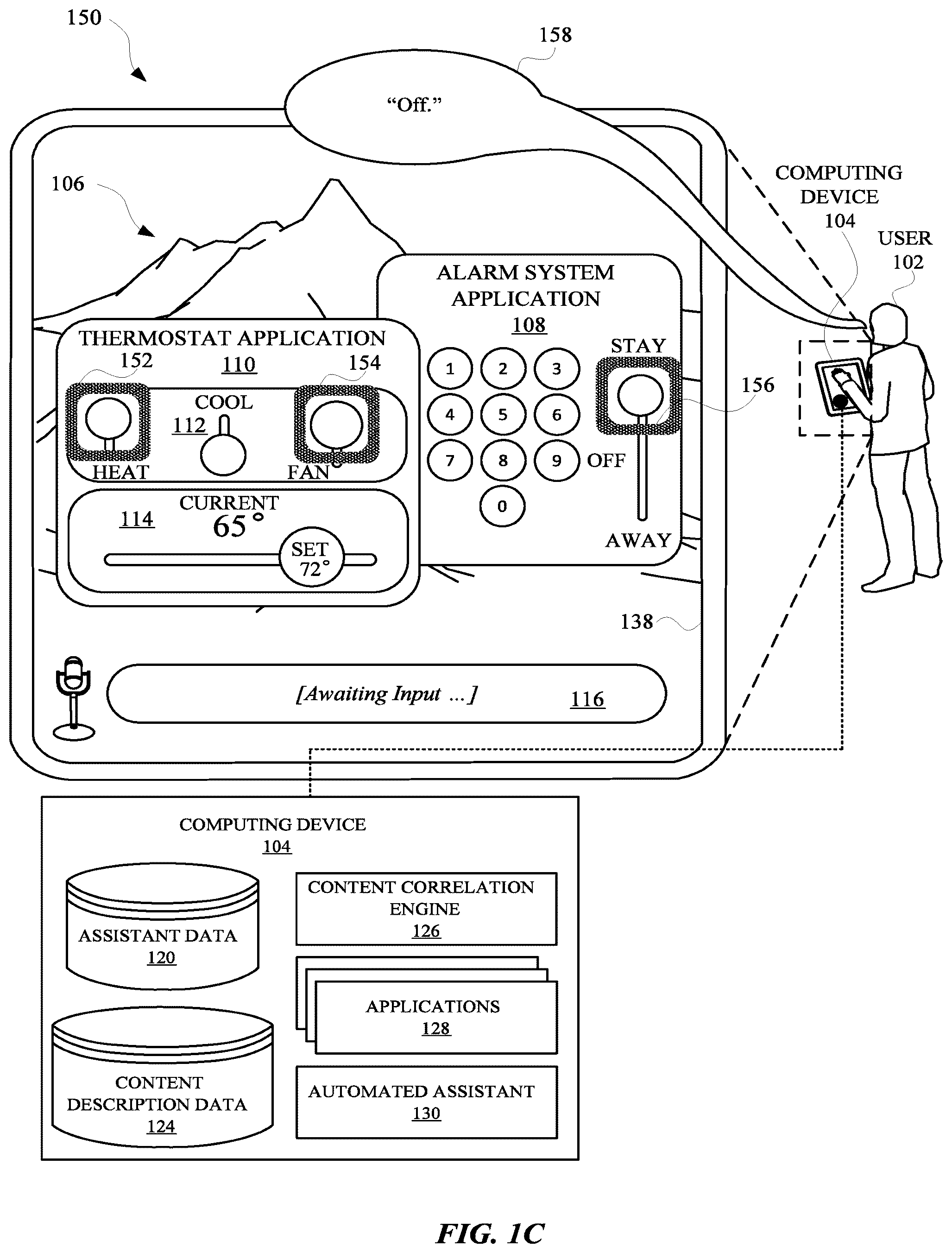 Patent US12353798 Figure 3 – Condensed spoken utterances for automated assistant control of an intricate application GUI