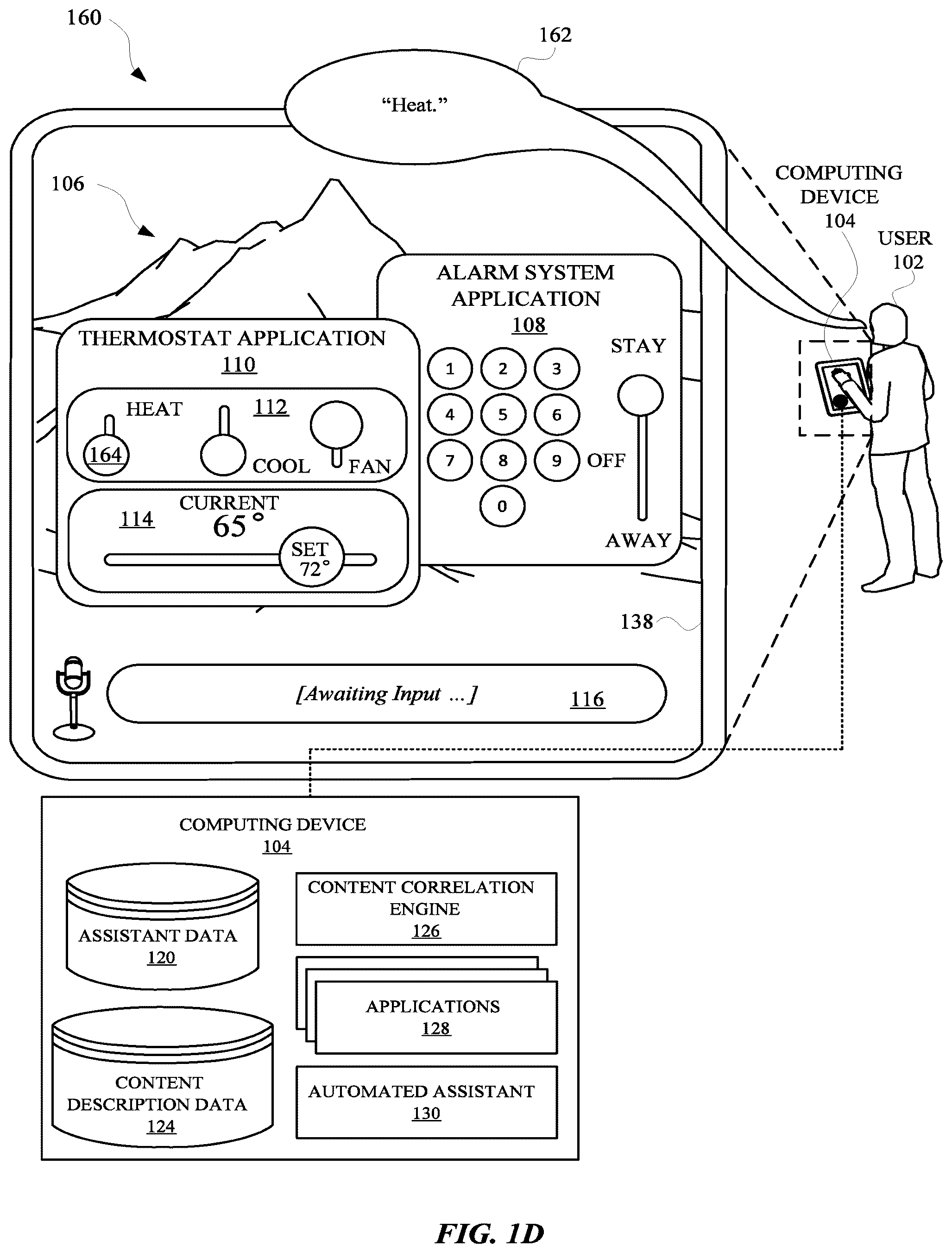 Patent US12353798 Figure 4 – Condensed spoken utterances for automated assistant control of an intricate application GUI