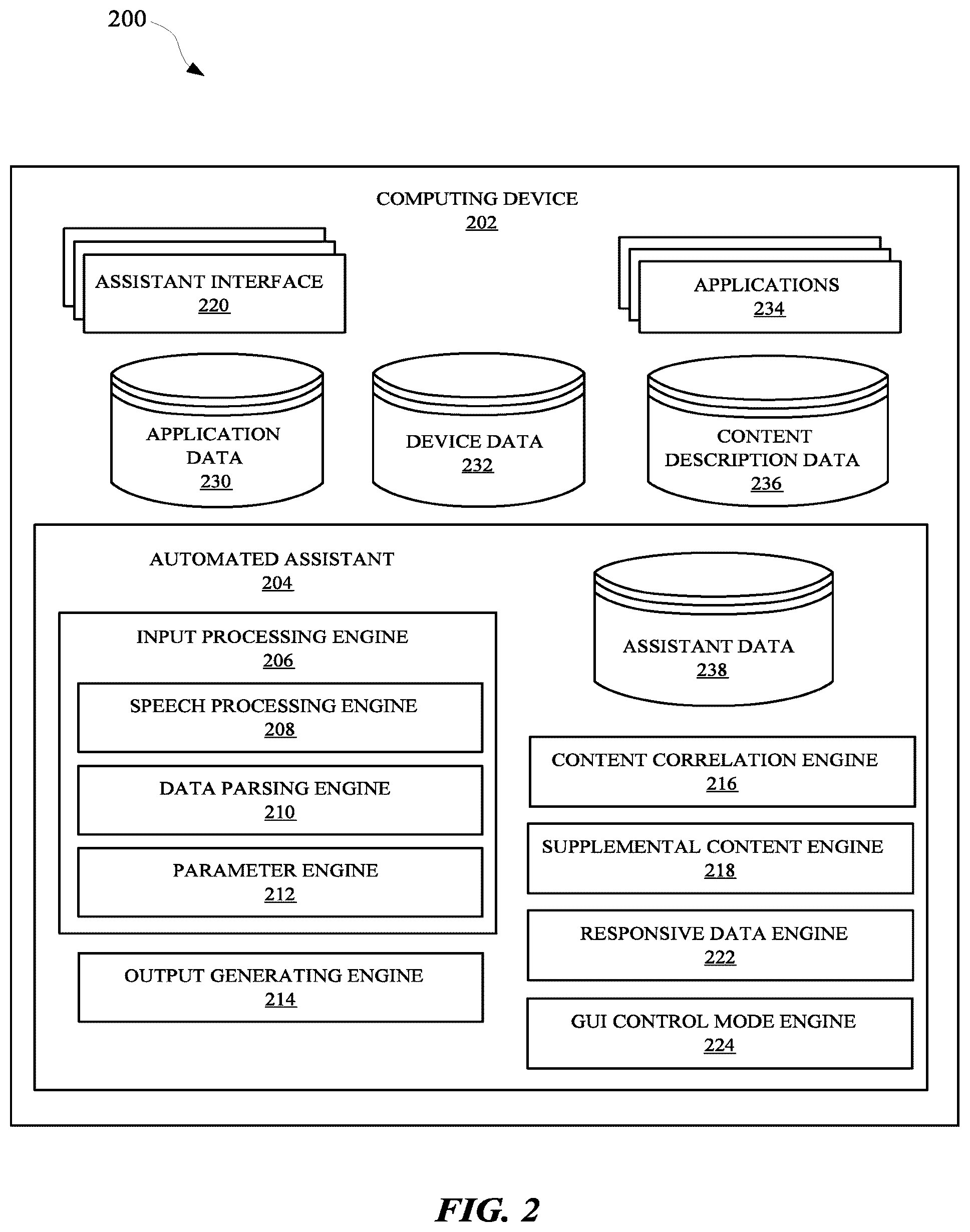 Patent US12353798 Figure 5 – Condensed spoken utterances for automated assistant control of an intricate application GUI