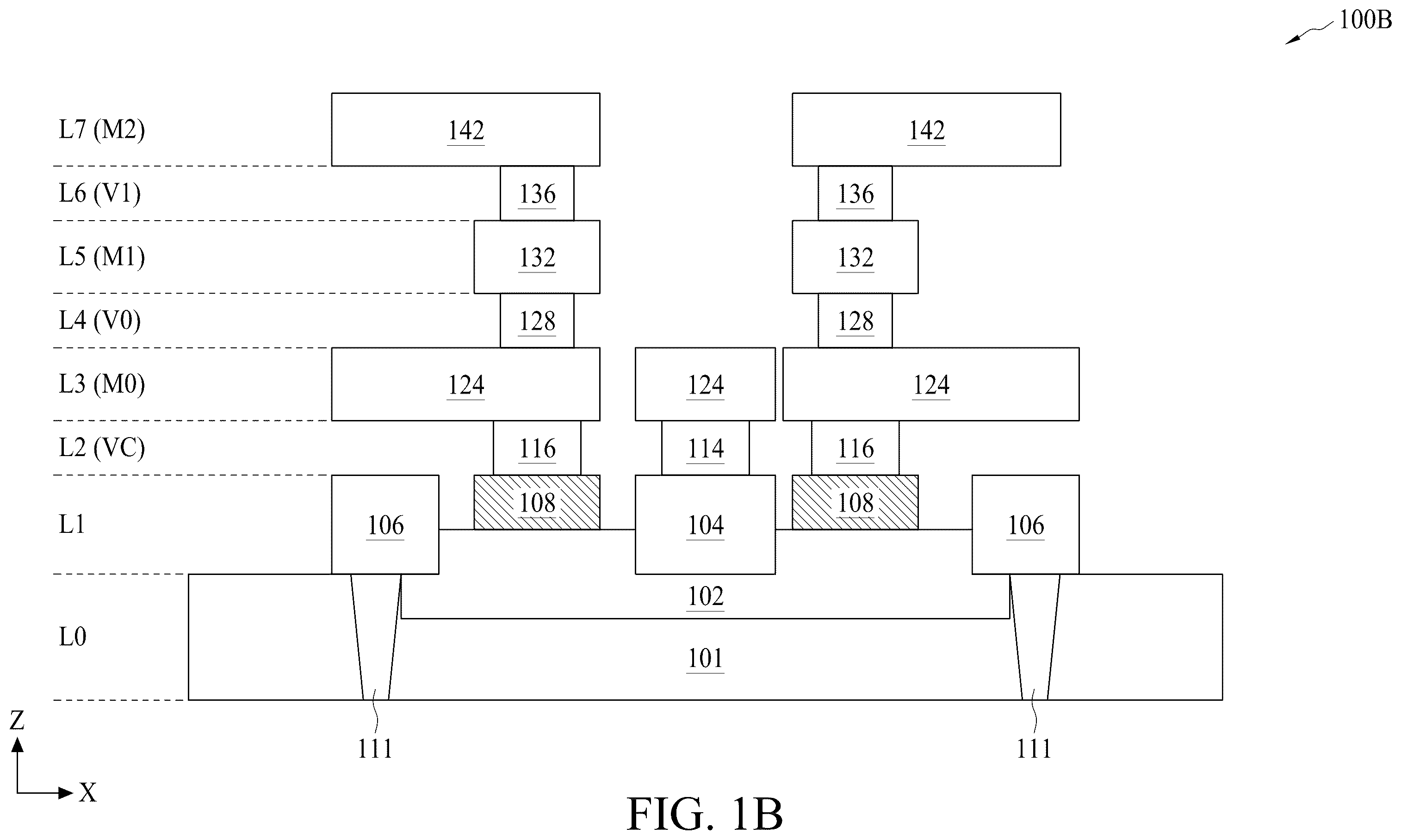 Patent US12353816 Figure 2 – Structure and method of rectangular cell in semiconductor device