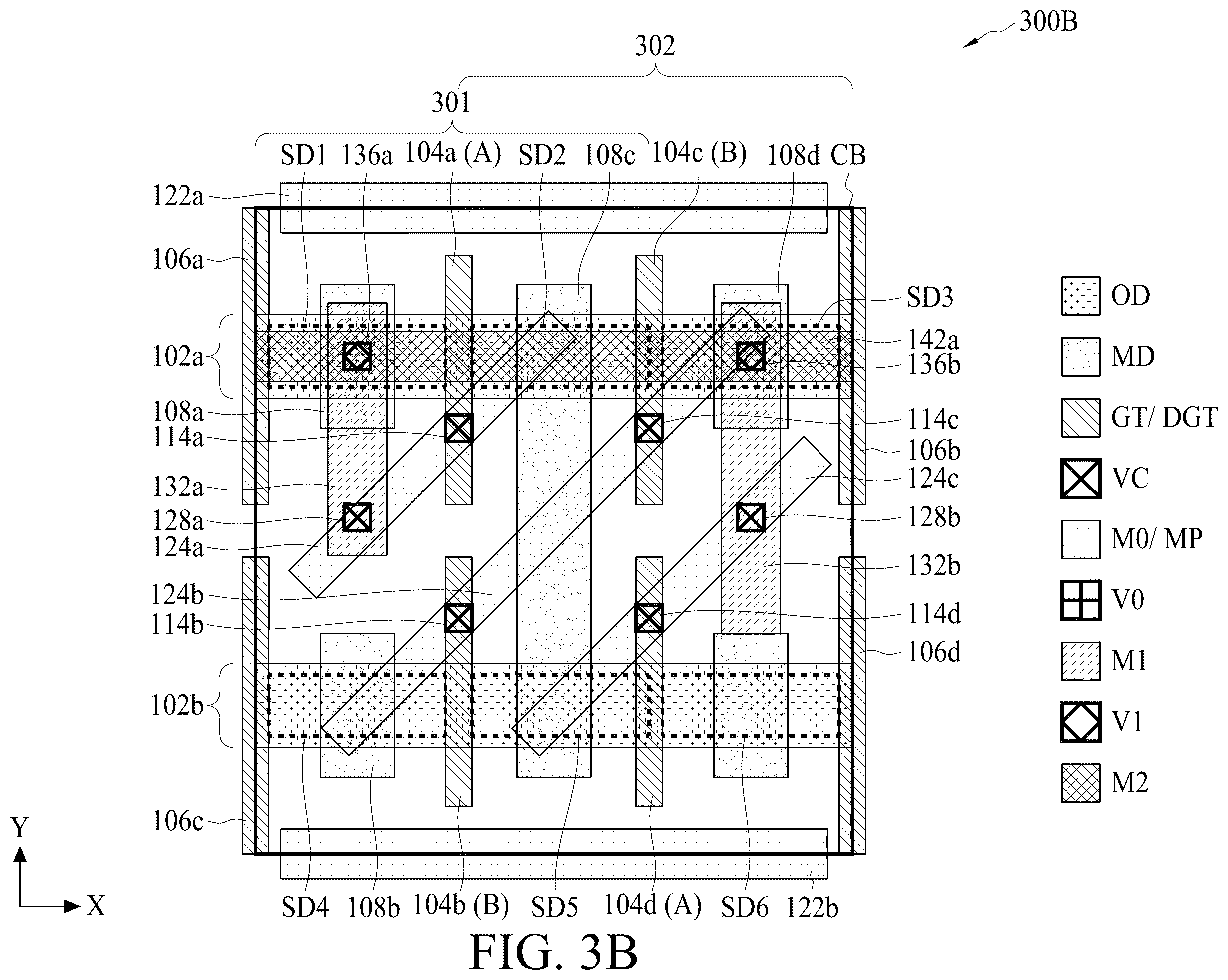 Patent US12353816 Figure 8 – Structure and method of rectangular cell in semiconductor device
