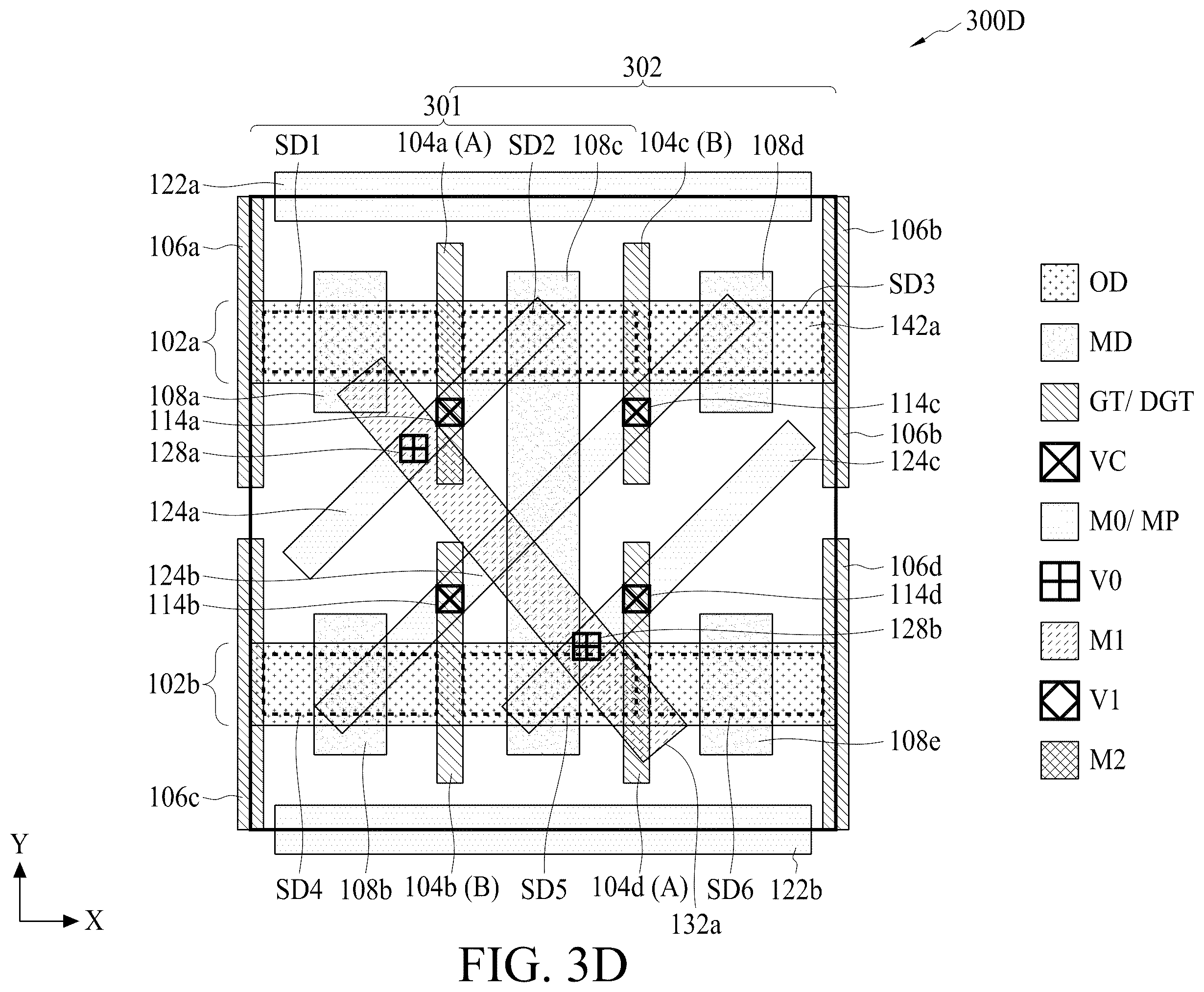 Patent US12353816 Figure 10 – Structure and method of rectangular cell in semiconductor device
